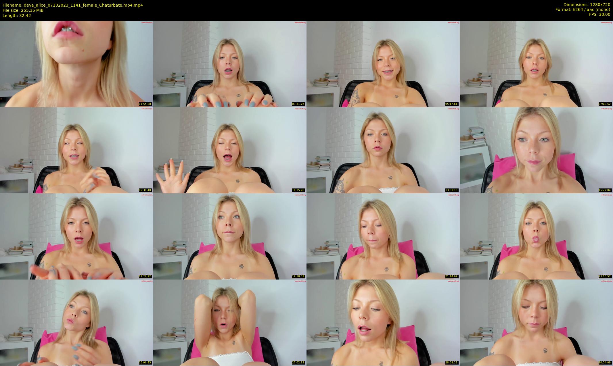deva_alice — 33 minute Chaturbate female cam show recording, 720p, Oct 7, 2023