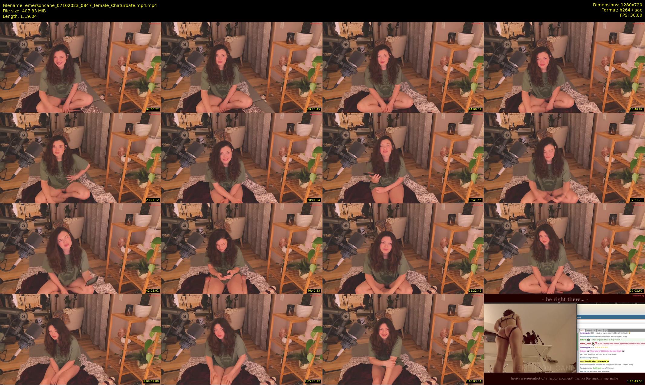 emersoncane — 80 minute Chaturbate female cam show recording, 720p, Oct 7, 2023