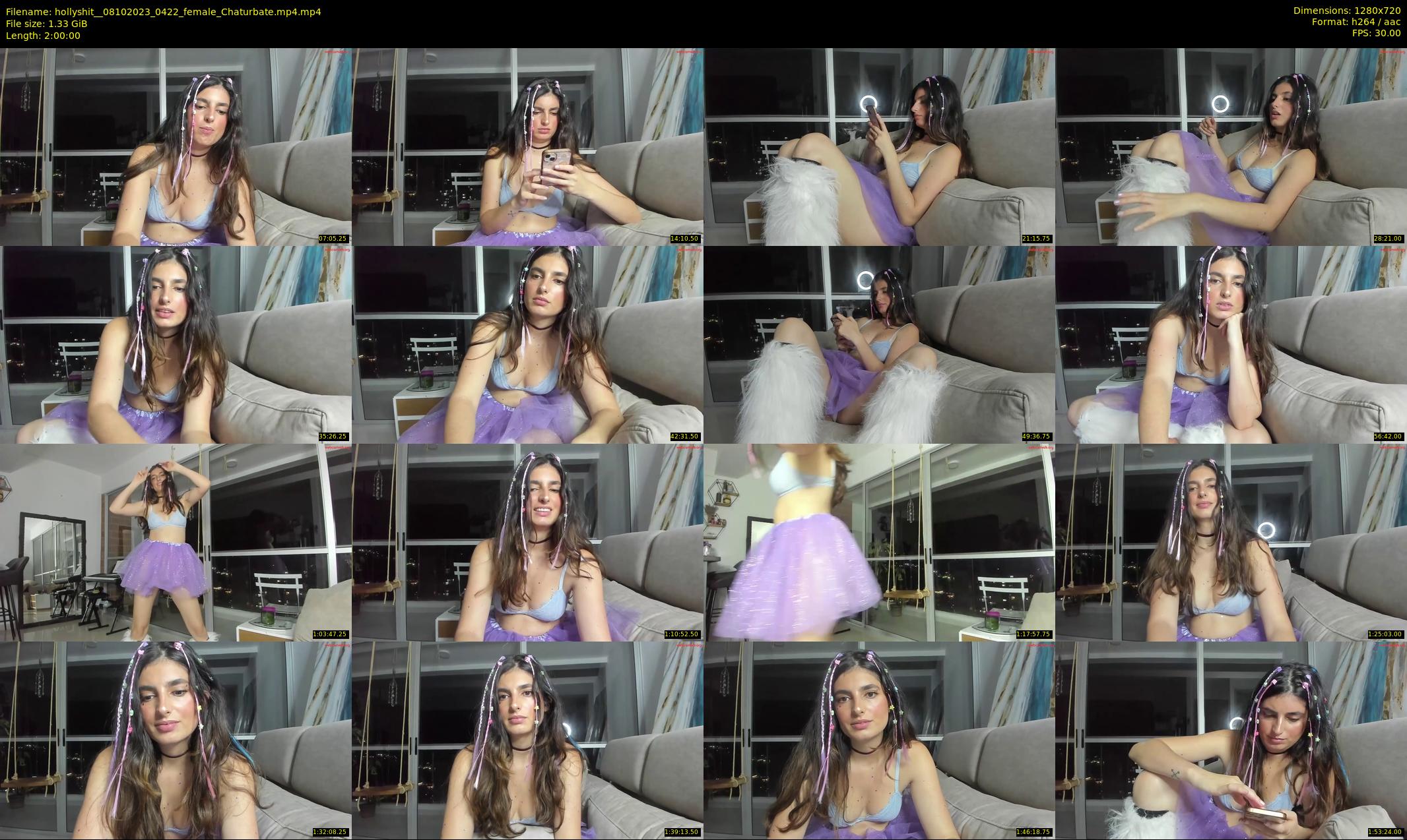 hollyshit_ — 120 minute Chaturbate female cam show recording, 720p, Oct 8, 2023