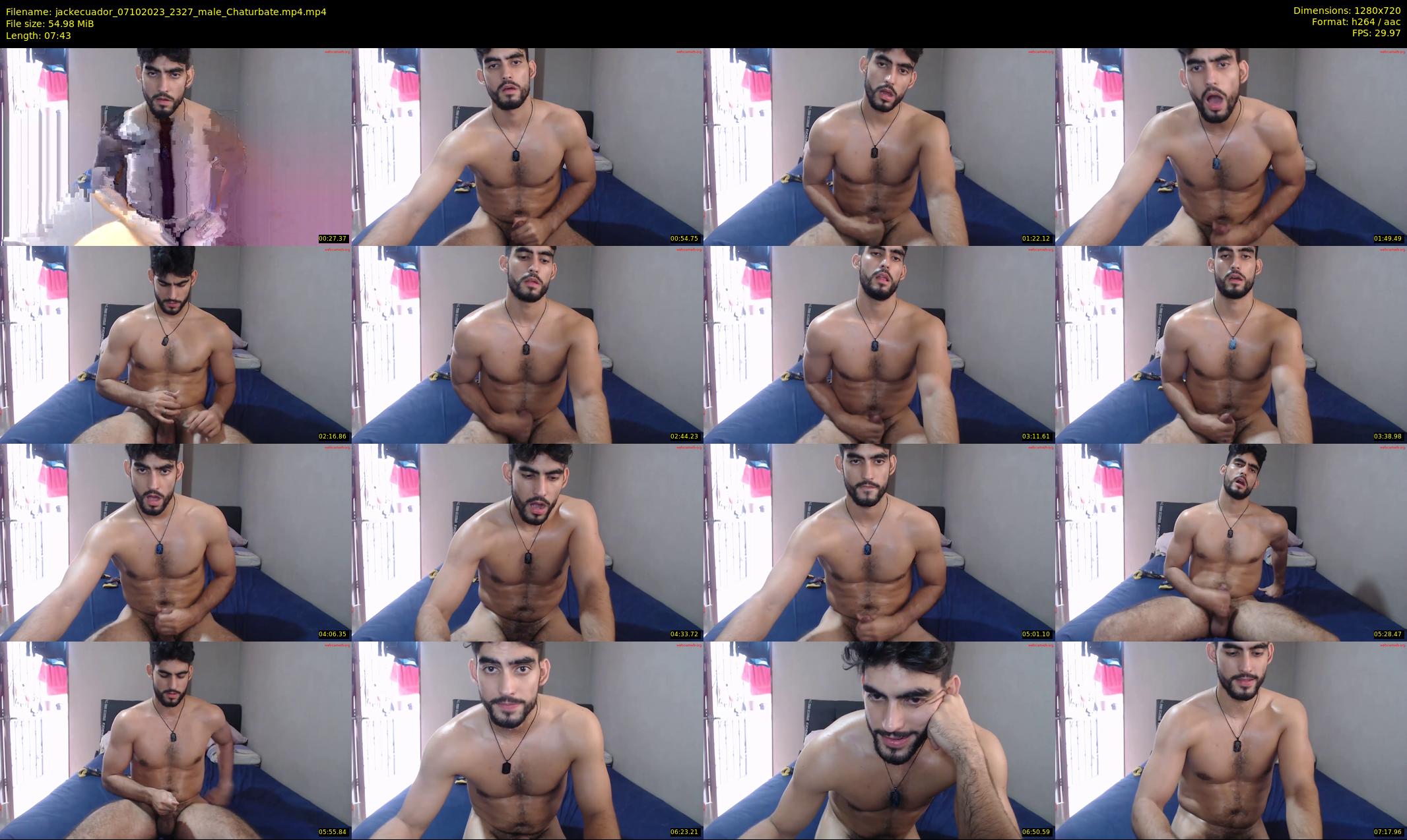 jackecuador — 8 minute Chaturbate male cam show recording, 720p, Oct 7, 2023