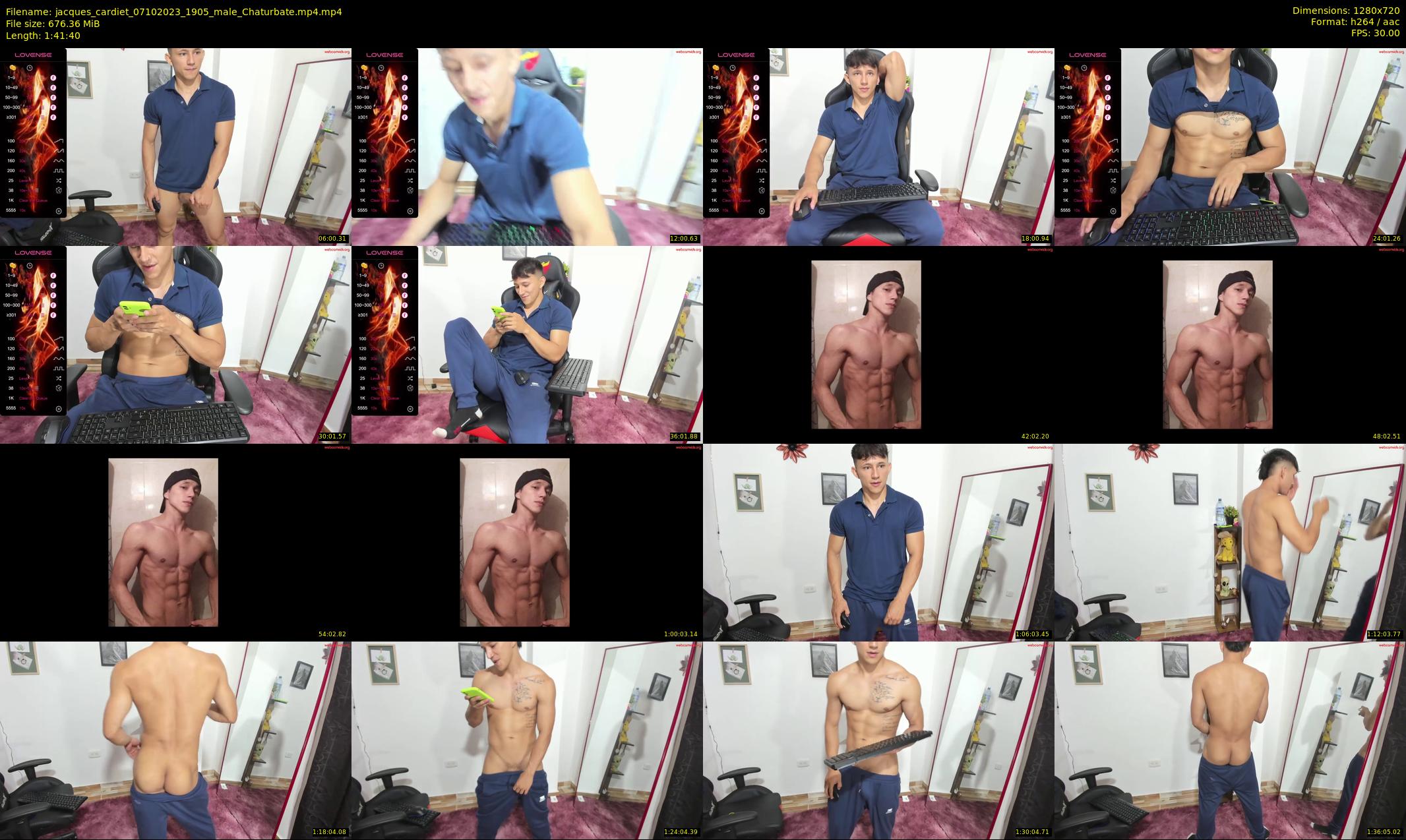 jacques_cardiet — 102 minute Chaturbate male cam show recording, 720p, Oct 7, 2023