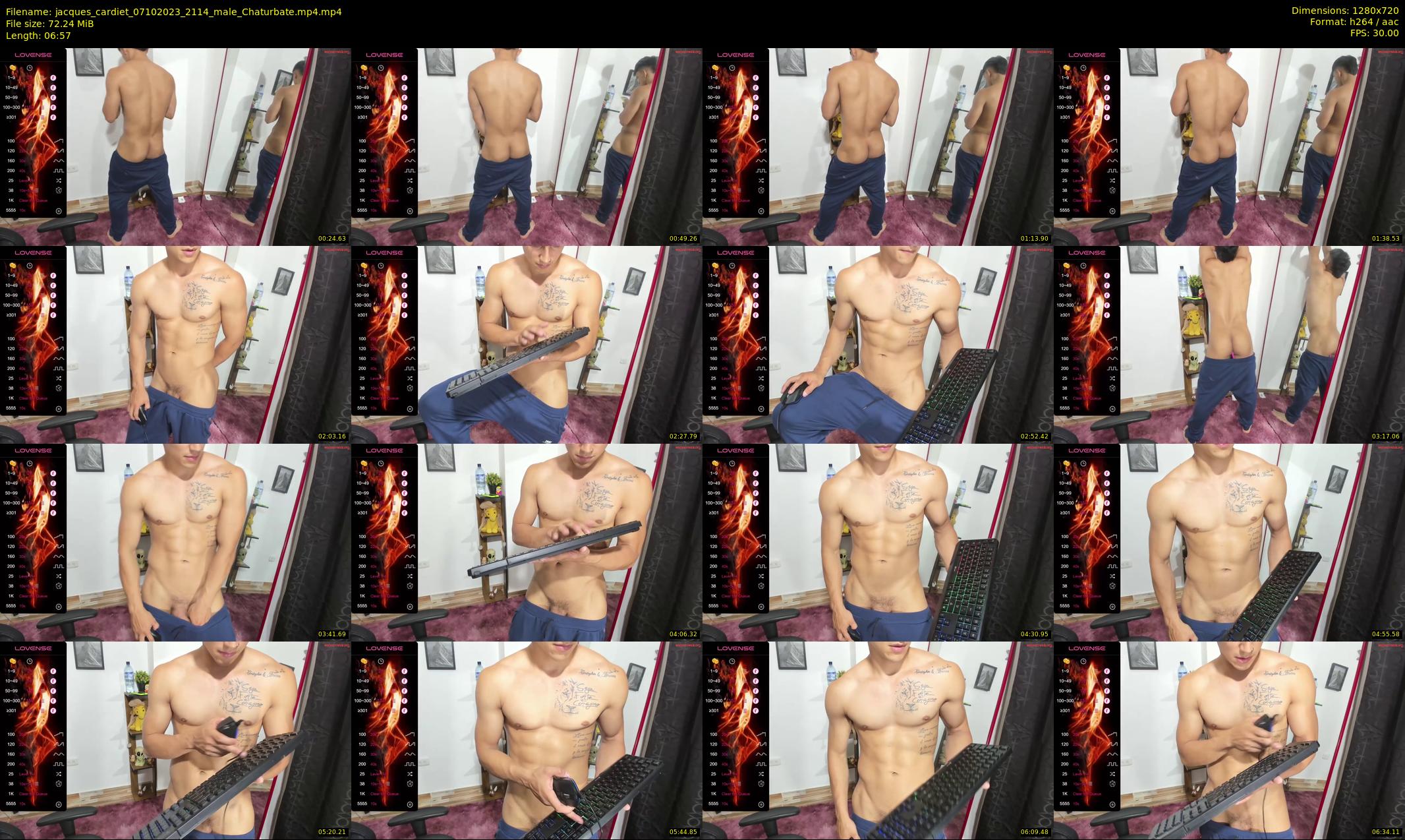 jacques_cardiet — 7 minute Chaturbate male cam show recording, 720p, Oct 7, 2023