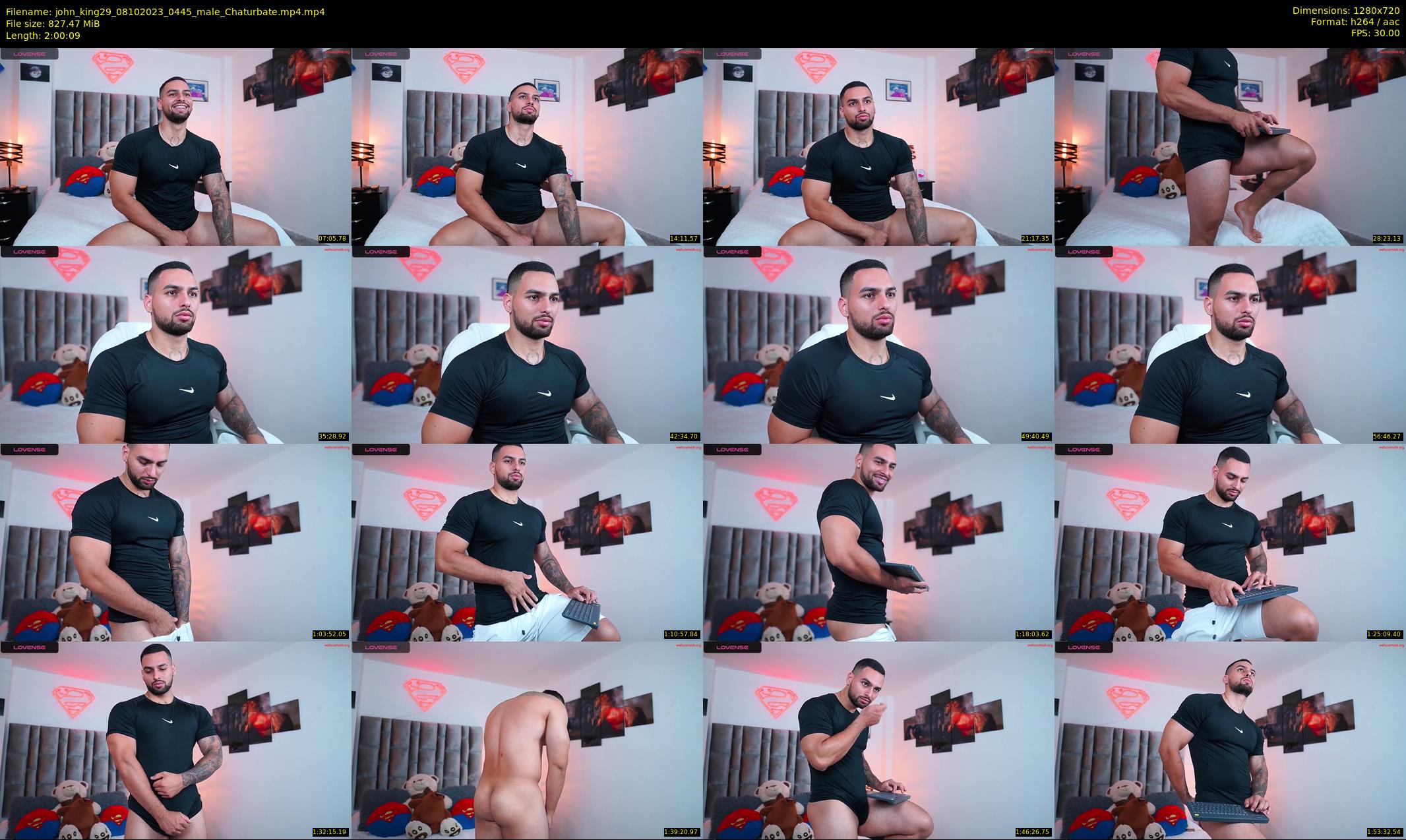 john_king29 — 121 minute Chaturbate male cam show recording, 720p, Oct 8, 2023