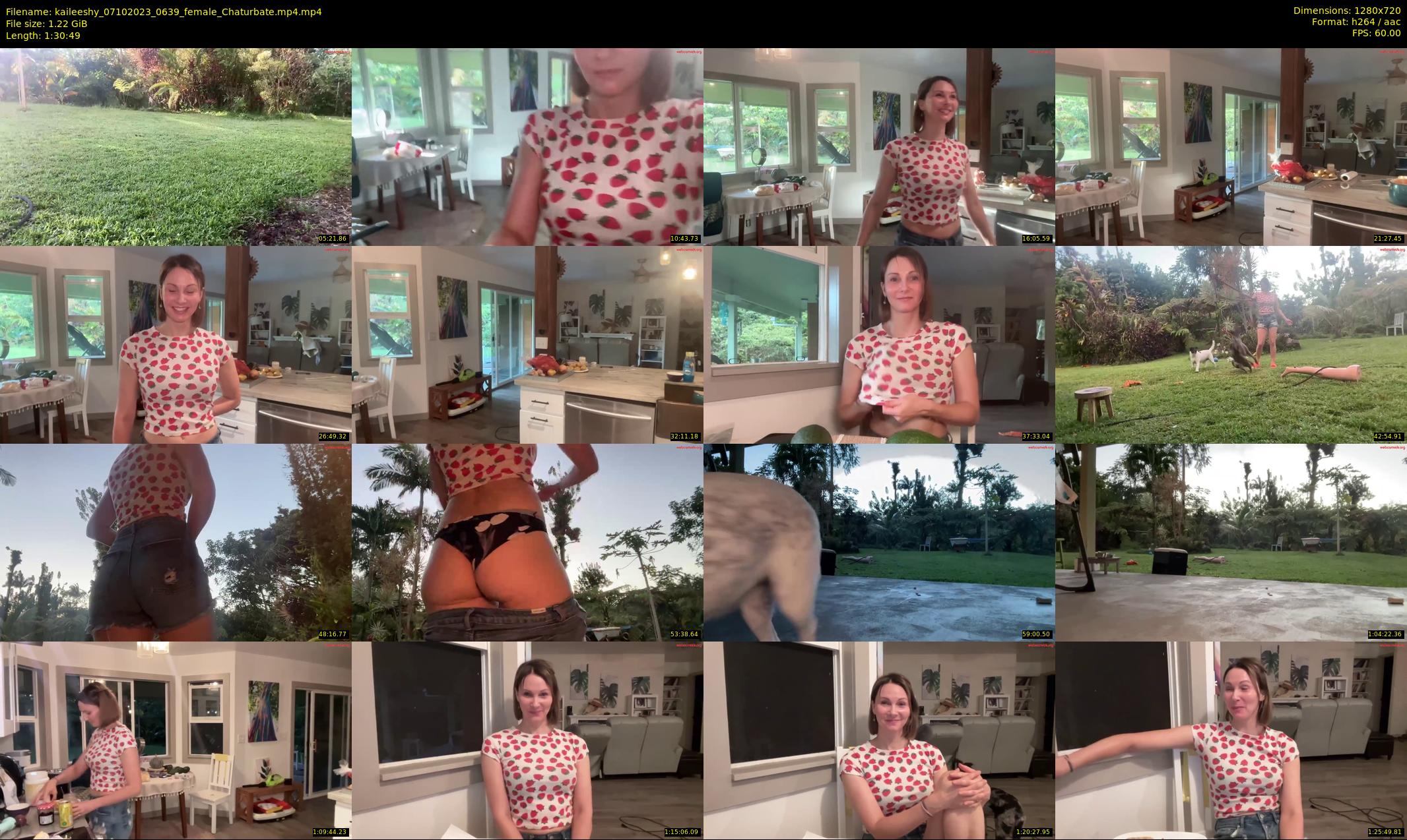 kaileeshy — 91 minute Chaturbate female cam show recording, 720p, Oct 7, 2023