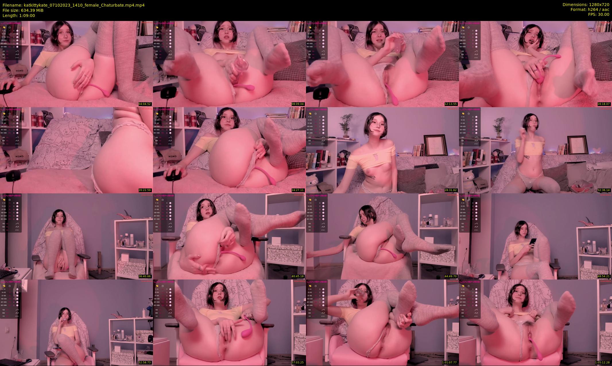 katkittykate — 69 minute Chaturbate female cam show recording, 720p, Oct 7, 2023