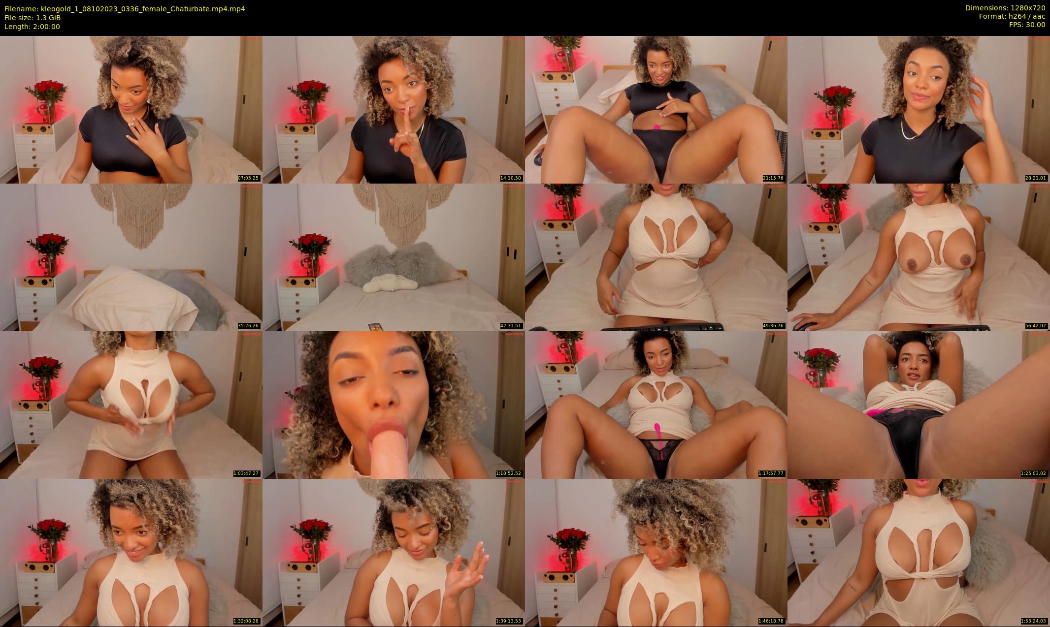 kleogold_1 — 120 minute Chaturbate female cam show recording, 720p, Oct 8, 2023