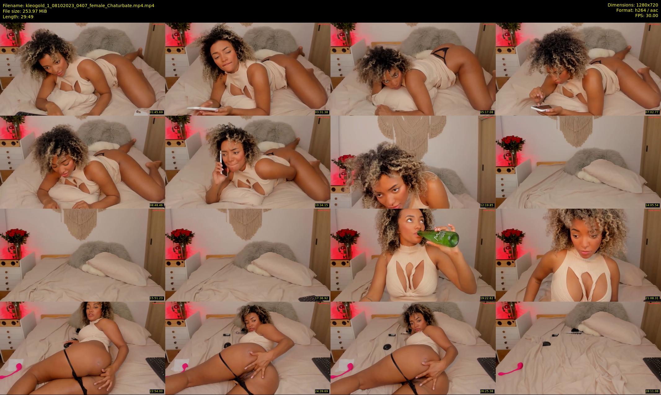 kleogold_1 — 30 minute Chaturbate female cam show recording, 720p, Oct 8, 2023