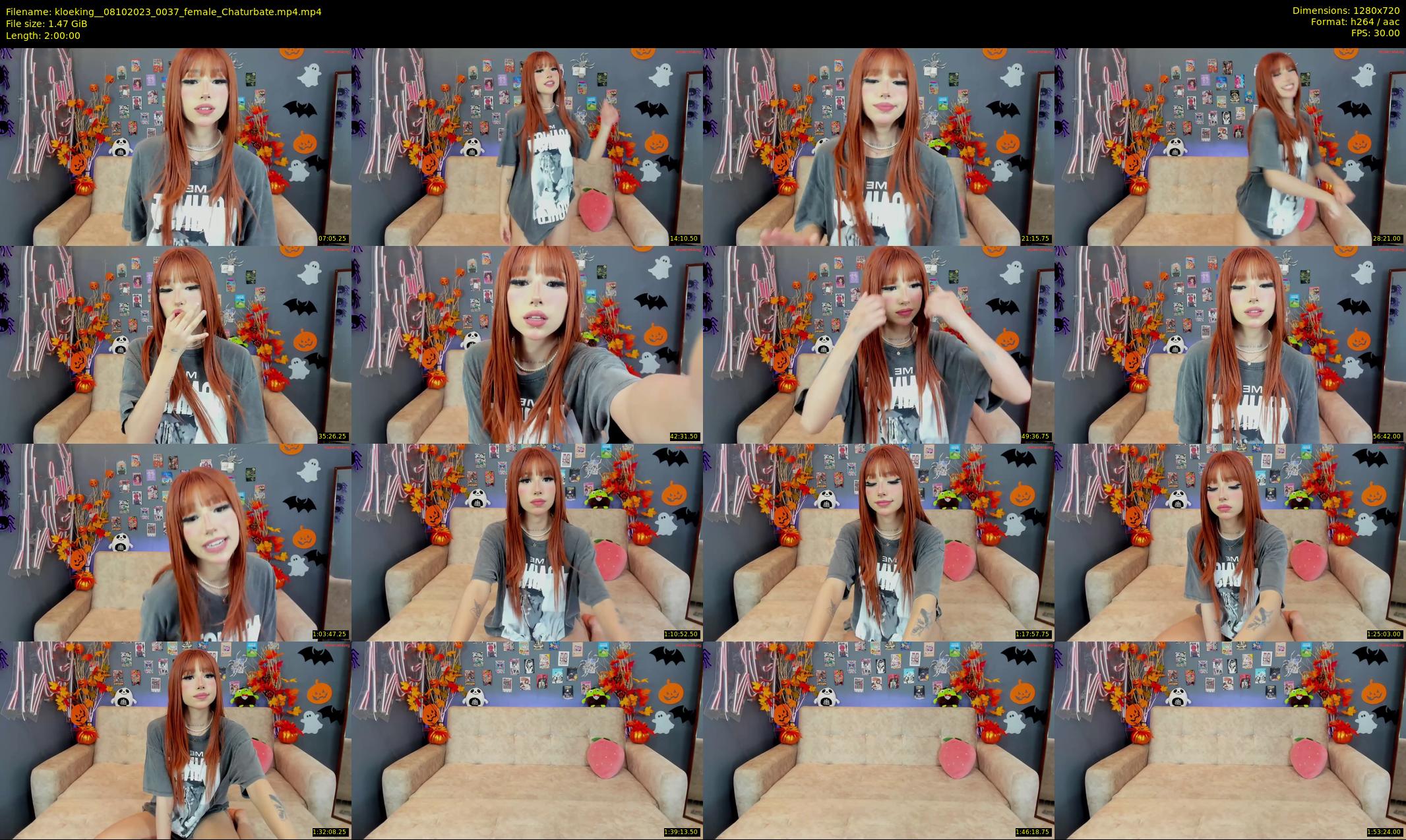 kloeking_ — 120 minute Chaturbate female cam show recording, 720p, Oct 8, 2023