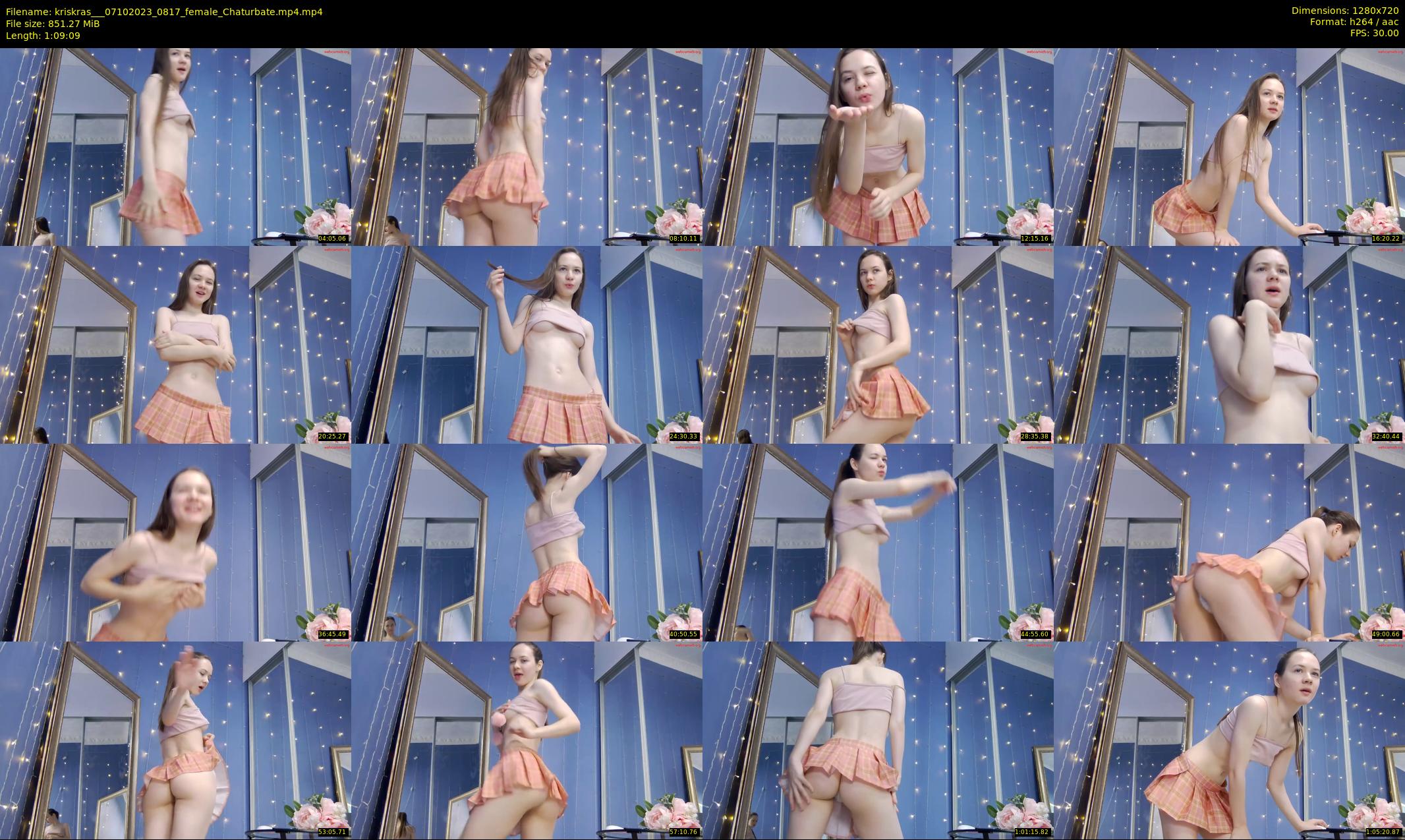 kriskras__ — 70 minute Chaturbate female cam show recording, 720p, Oct 7, 2023
