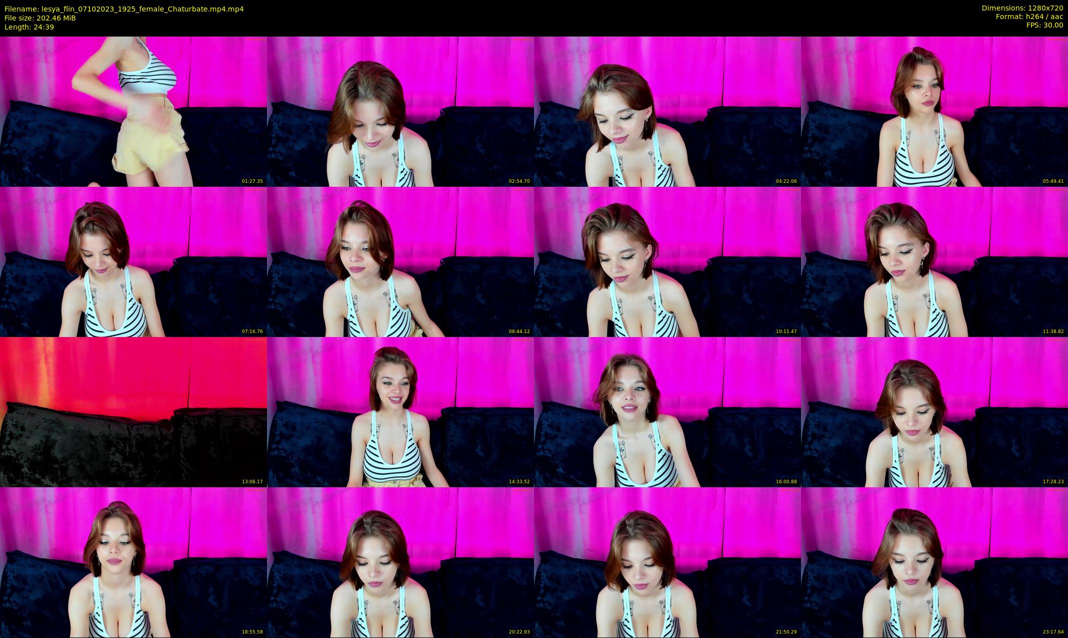 lesya_flin — 25 minute Chaturbate female cam show recording, 720p, Oct 7, 2023