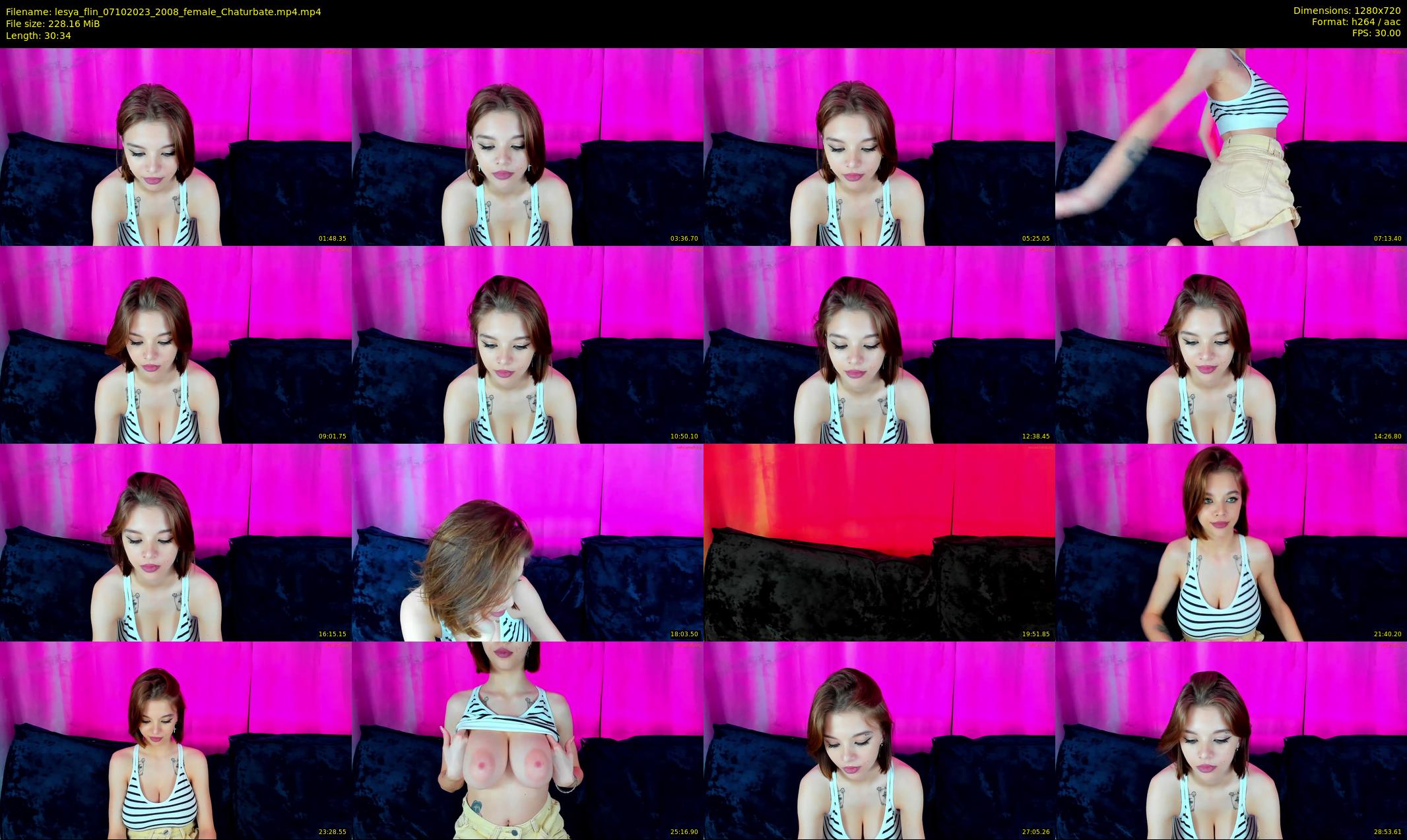 lesya_flin — 31 minute Chaturbate female cam show recording, 720p, Oct 7, 2023