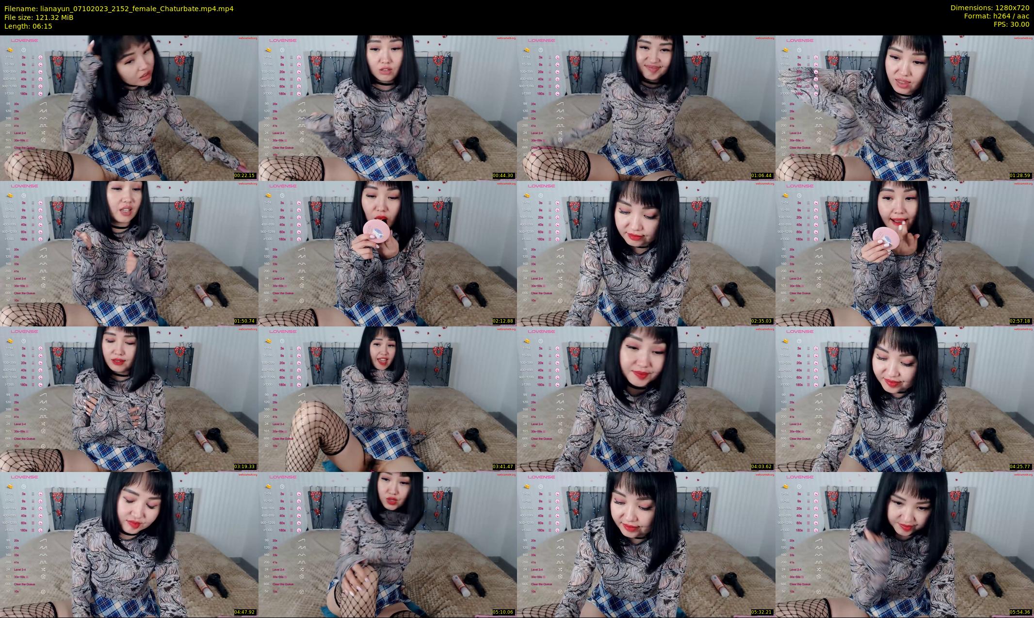 lianayun — 7 minute Chaturbate female cam show recording, 720p, Oct 7, 2023