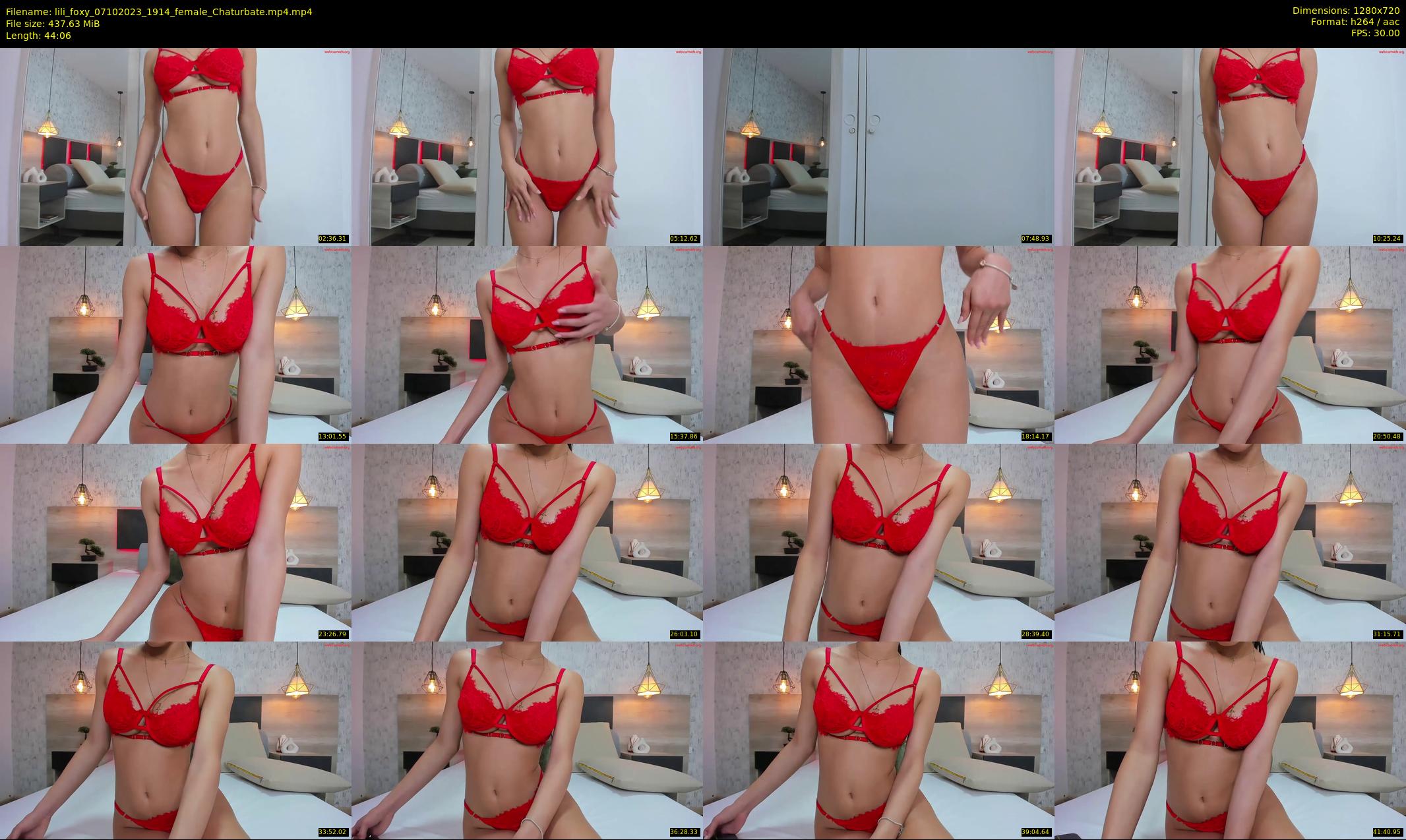lili_foxy — 45 minute Chaturbate female cam show recording, 720p, Oct 7, 2023