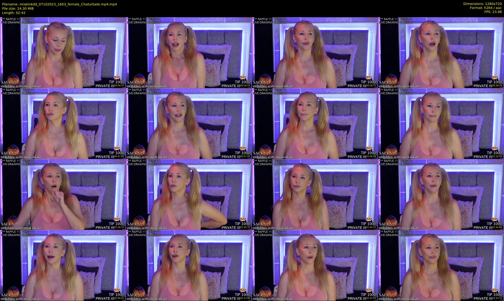 miakinkdd — 3 minute Chaturbate female cam show recording, 720p, Oct 7, 2023