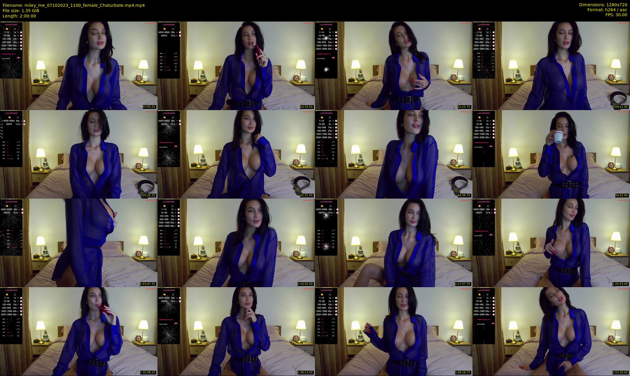 miley_me — 120 minute Chaturbate female cam show recording, 720p, Oct 7, 2023