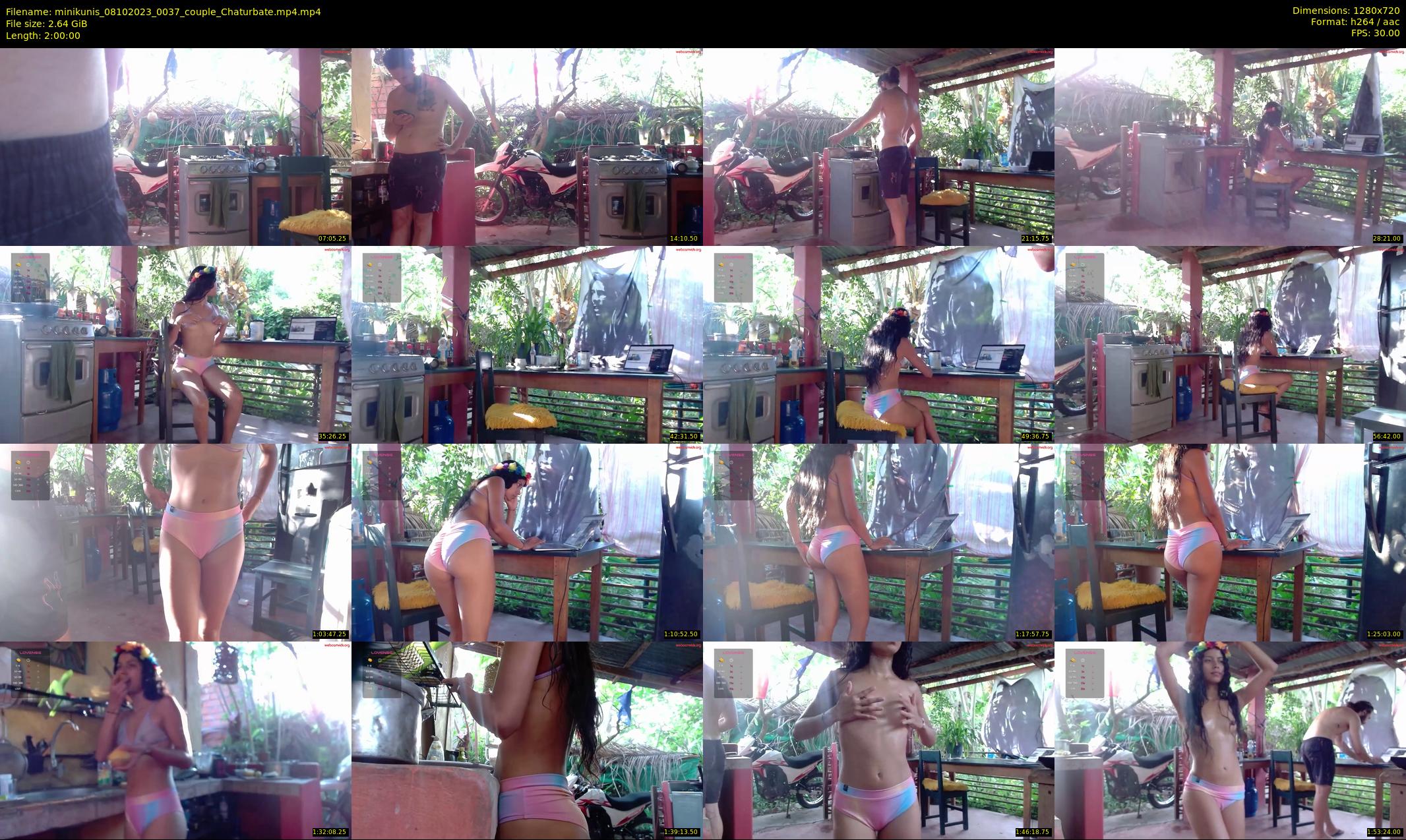 minikunis — 120 minute Chaturbate couple cam show recording, 720p, Oct 8, 2023