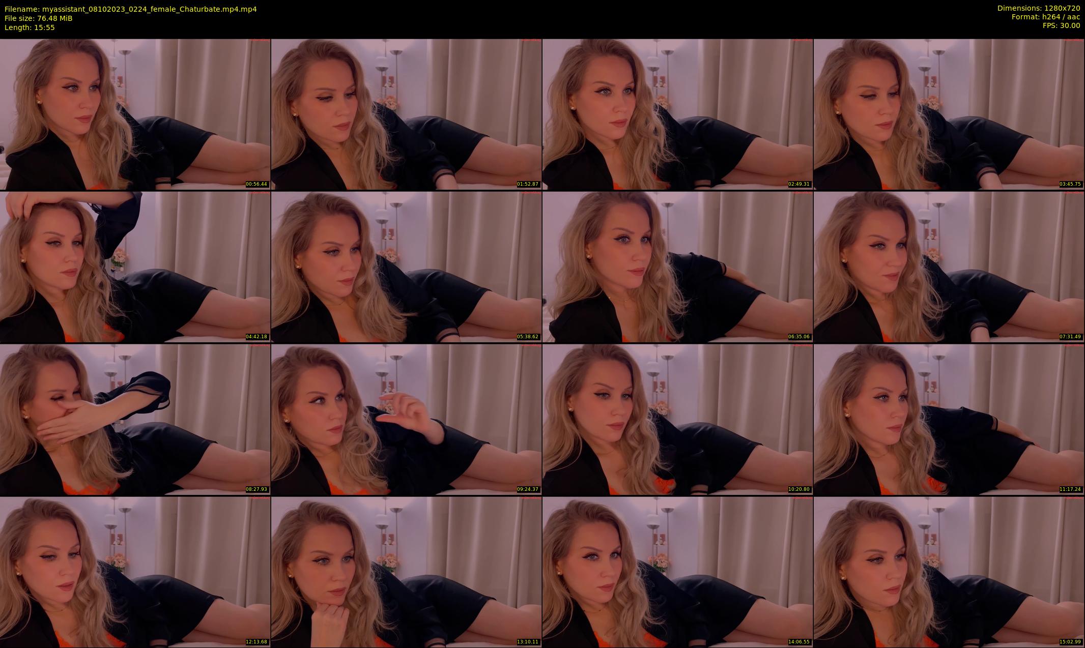 myassistant — 16 minute Chaturbate female cam show recording, 720p, Oct 8, 2023