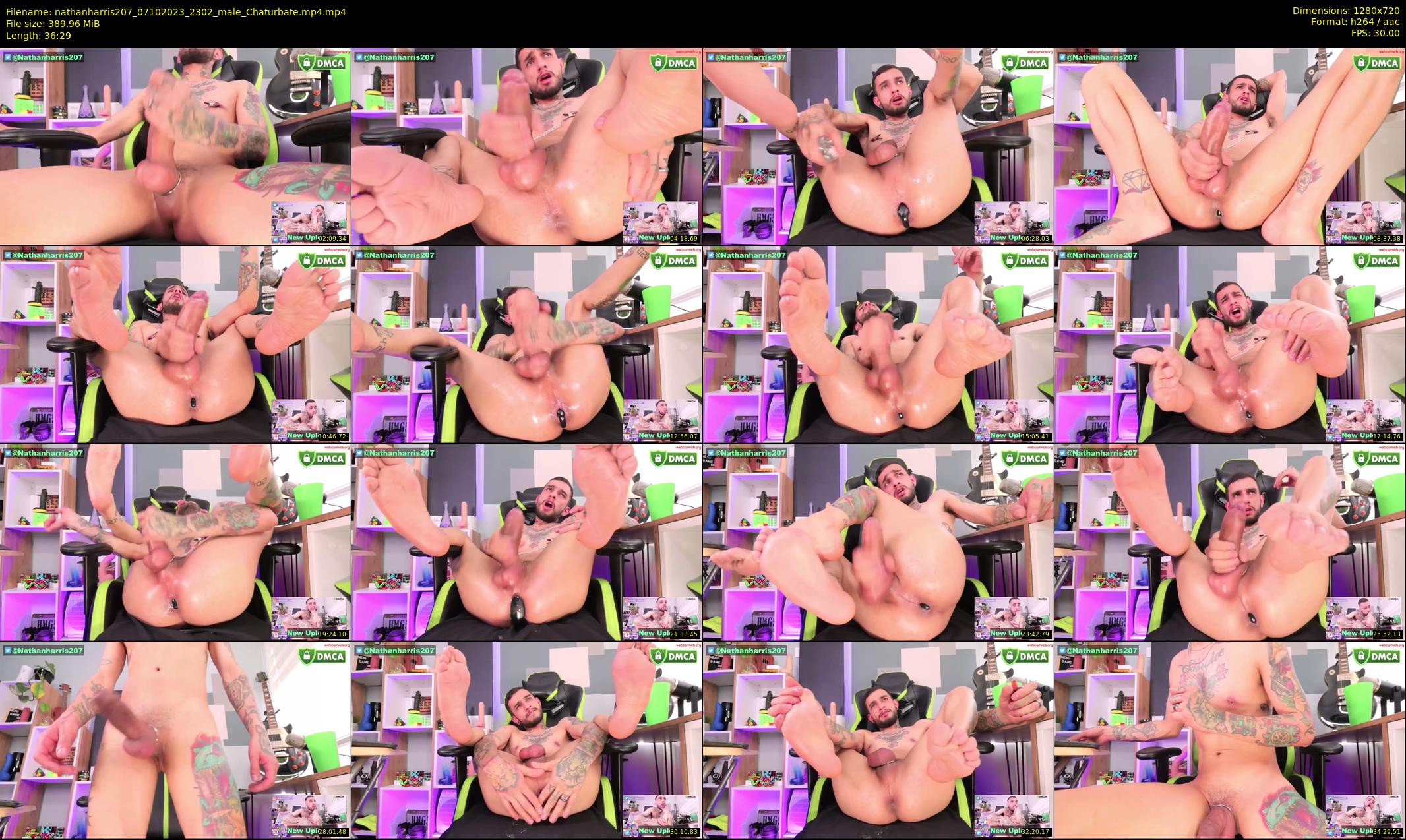 nathanharris207 — 37 minute Chaturbate male cam show recording, 720p, Oct 7, 2023