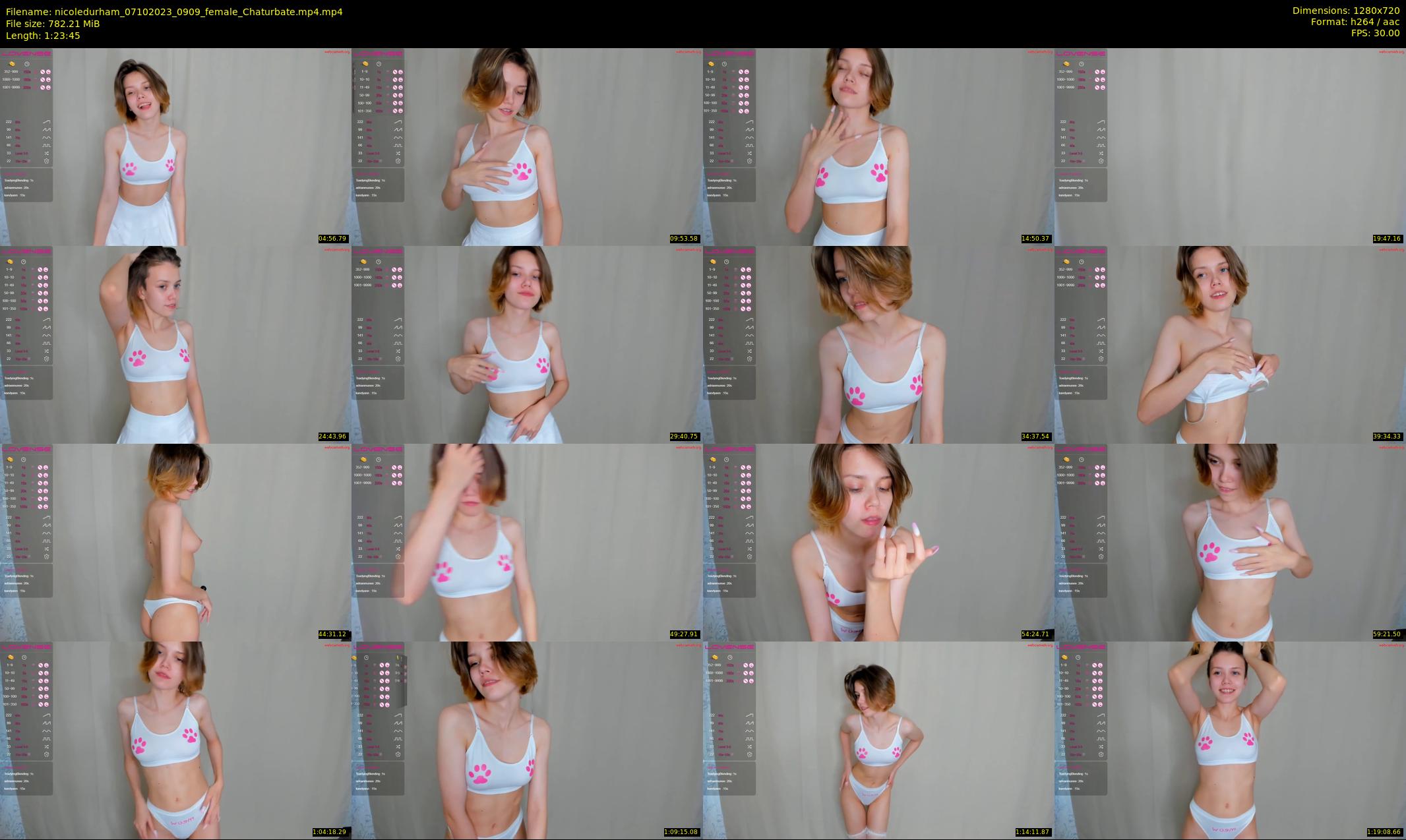 nicoledurham — 84 minute Chaturbate female cam show recording, 720p, Oct 7, 2023