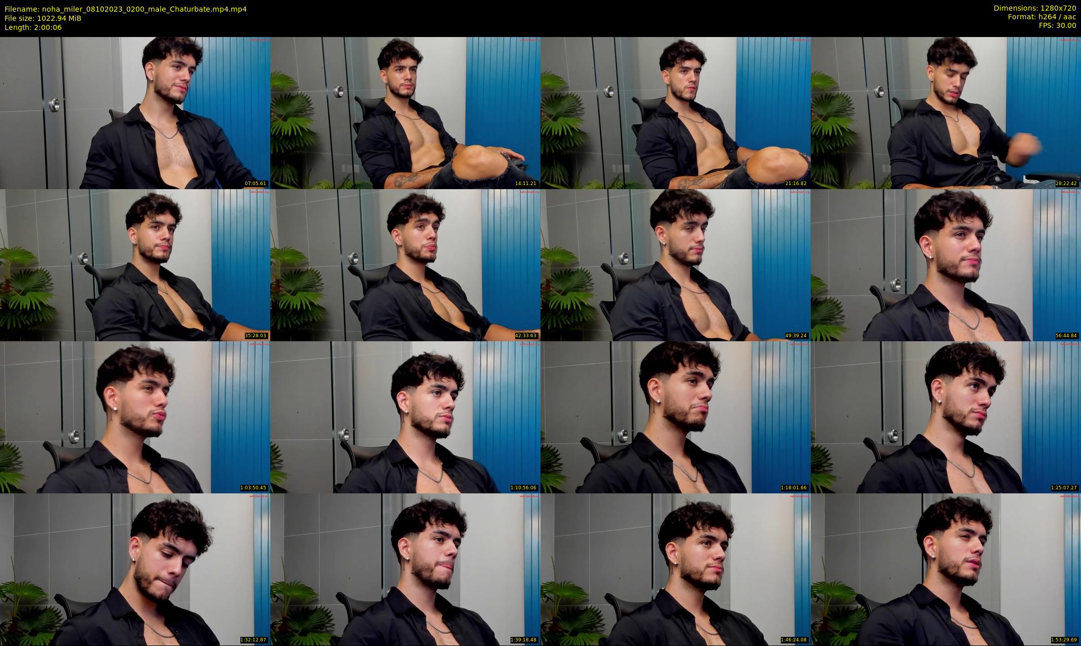 noha_miler — 121 minute Chaturbate male cam show recording, 720p, Oct 8, 2023