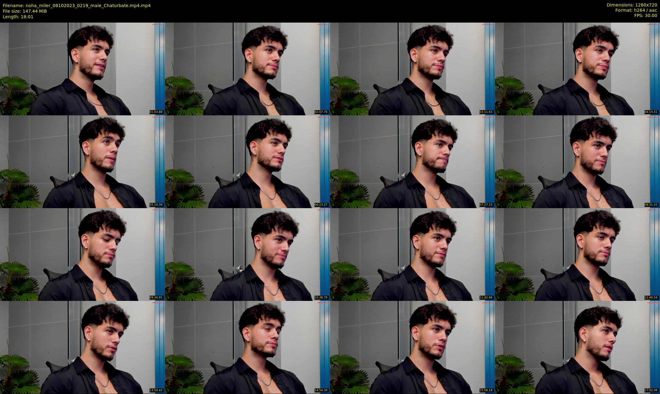 noha_miler — 19 minute Chaturbate male cam show recording, 720p, Oct 8, 2023