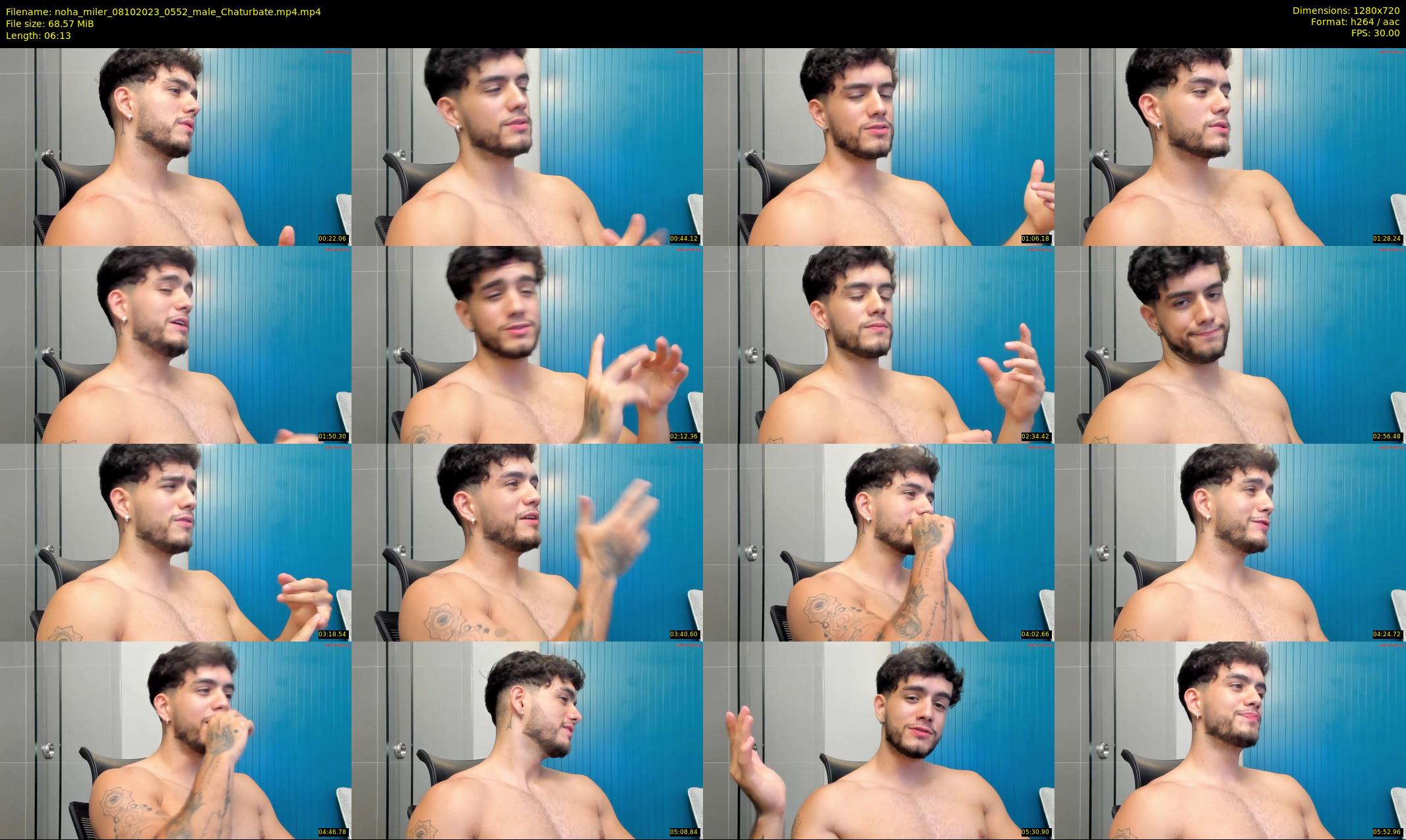 noha_miler — 7 minute Chaturbate male cam show recording, 720p, Oct 8, 2023