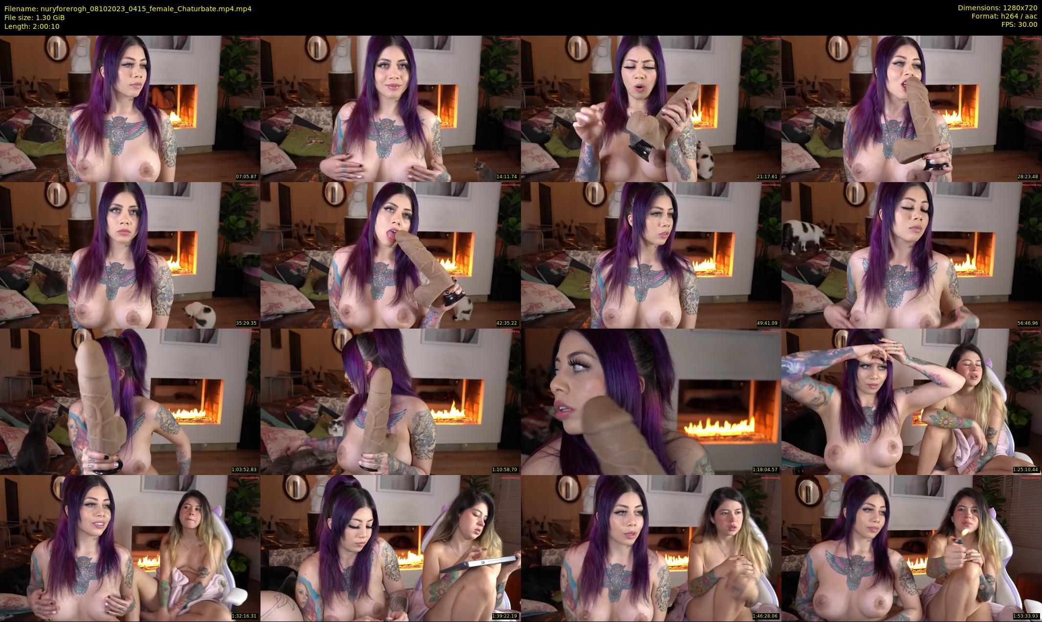 nuryforerogh — 121 minute Chaturbate female cam show recording, 720p, Oct 8, 2023