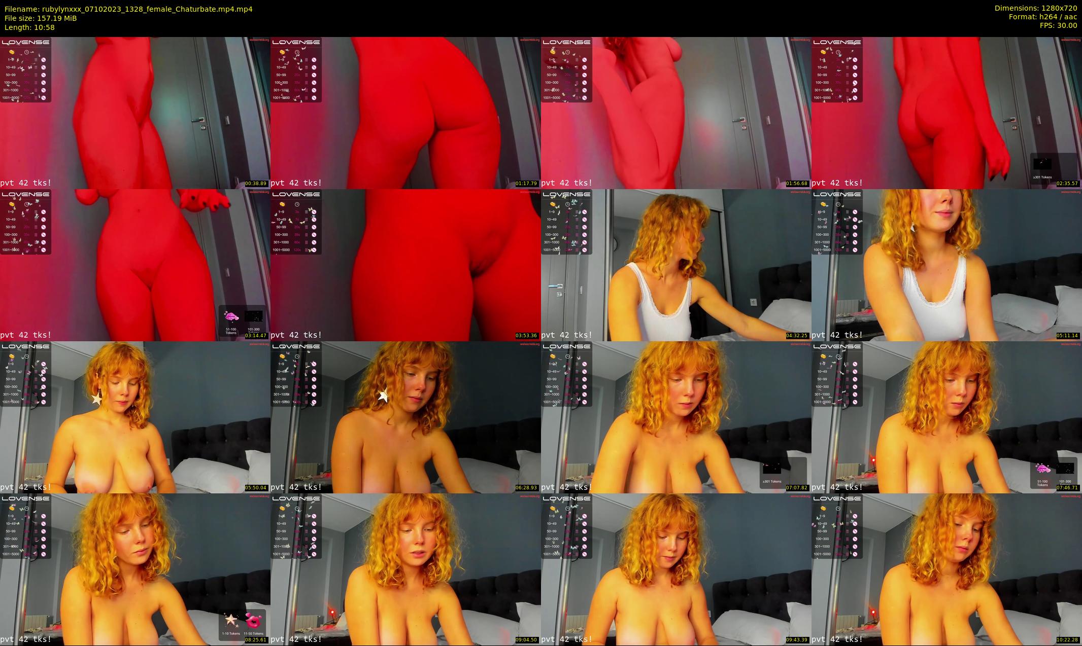 rubylynxxx — 11 minute Chaturbate female cam show recording, 720p, Oct 7, 2023