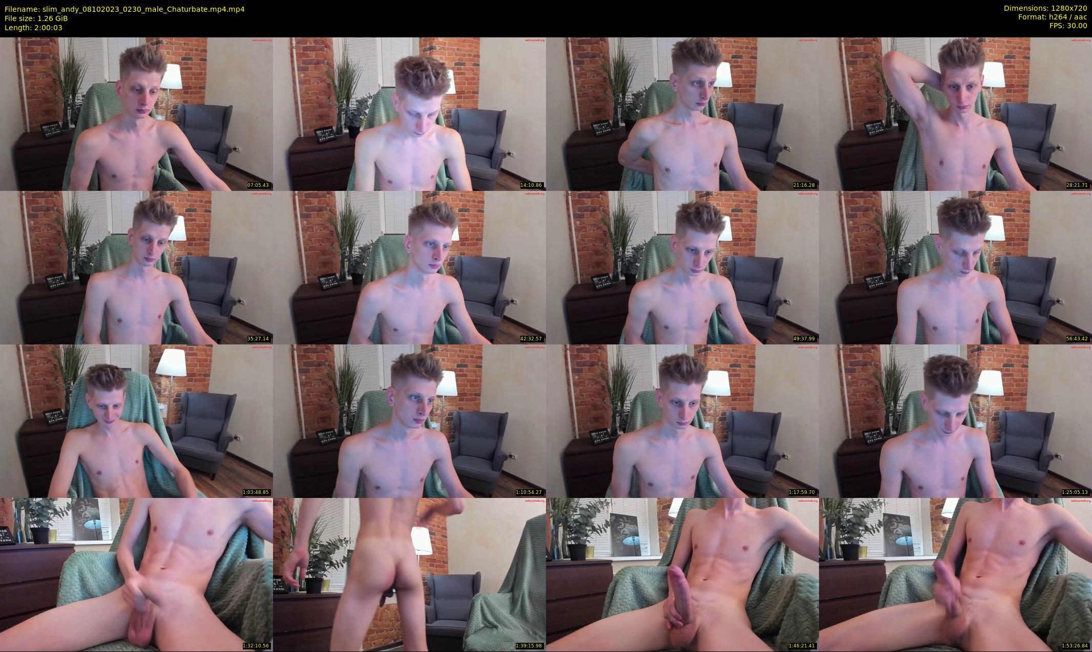 slim_andy — 121 minute Chaturbate male cam show recording, 720p, Oct 8, 2023