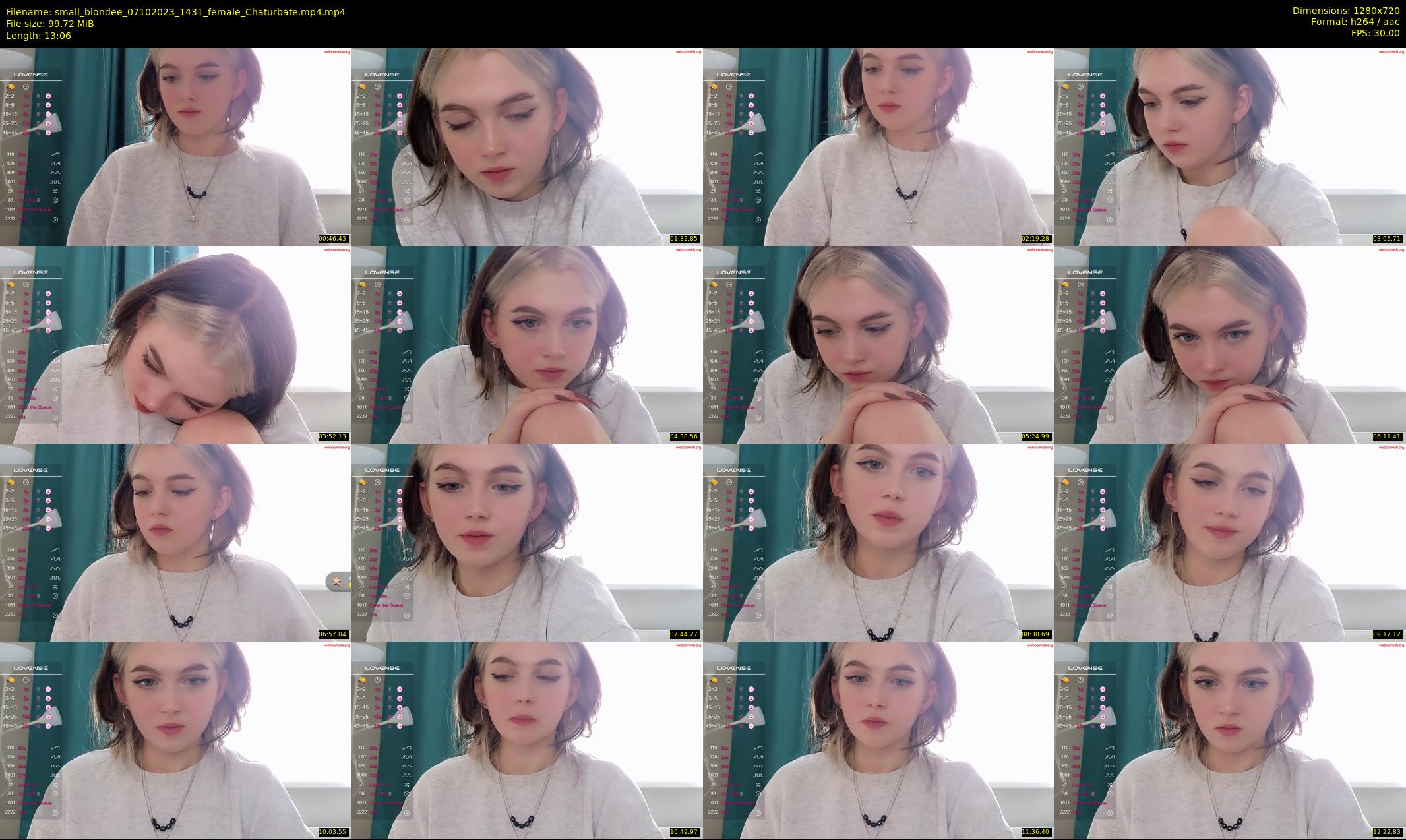 small_blondee — 14 minute Chaturbate female cam show recording, 720p, Oct 7, 2023