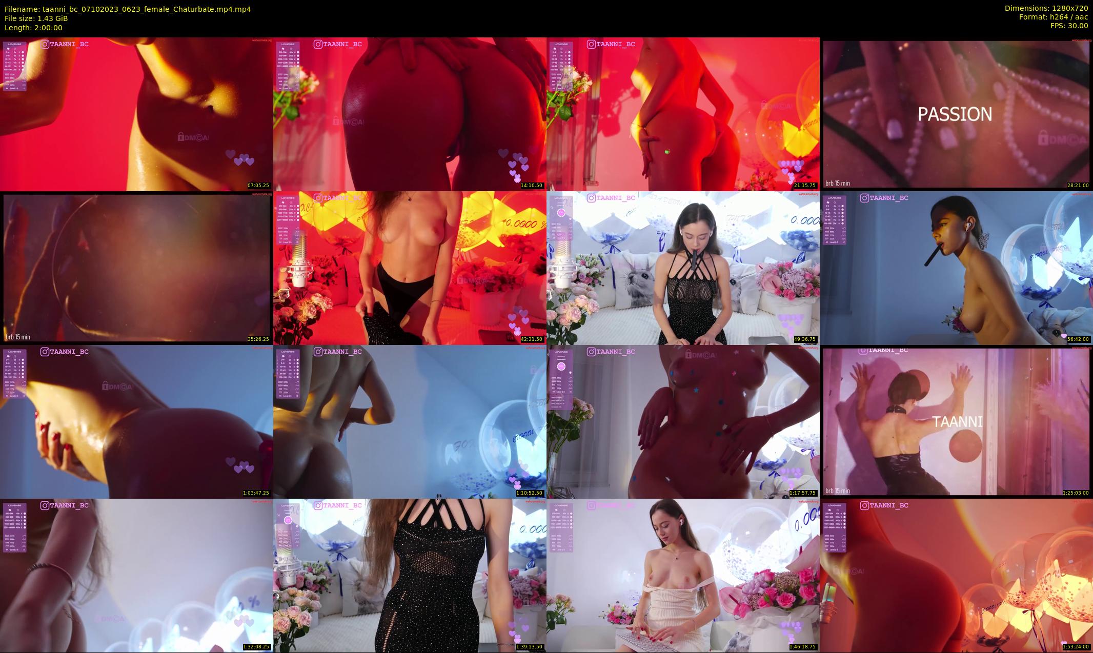 taanni_bc — 120 minute Chaturbate female cam show recording, 720p, Oct 7, 2023