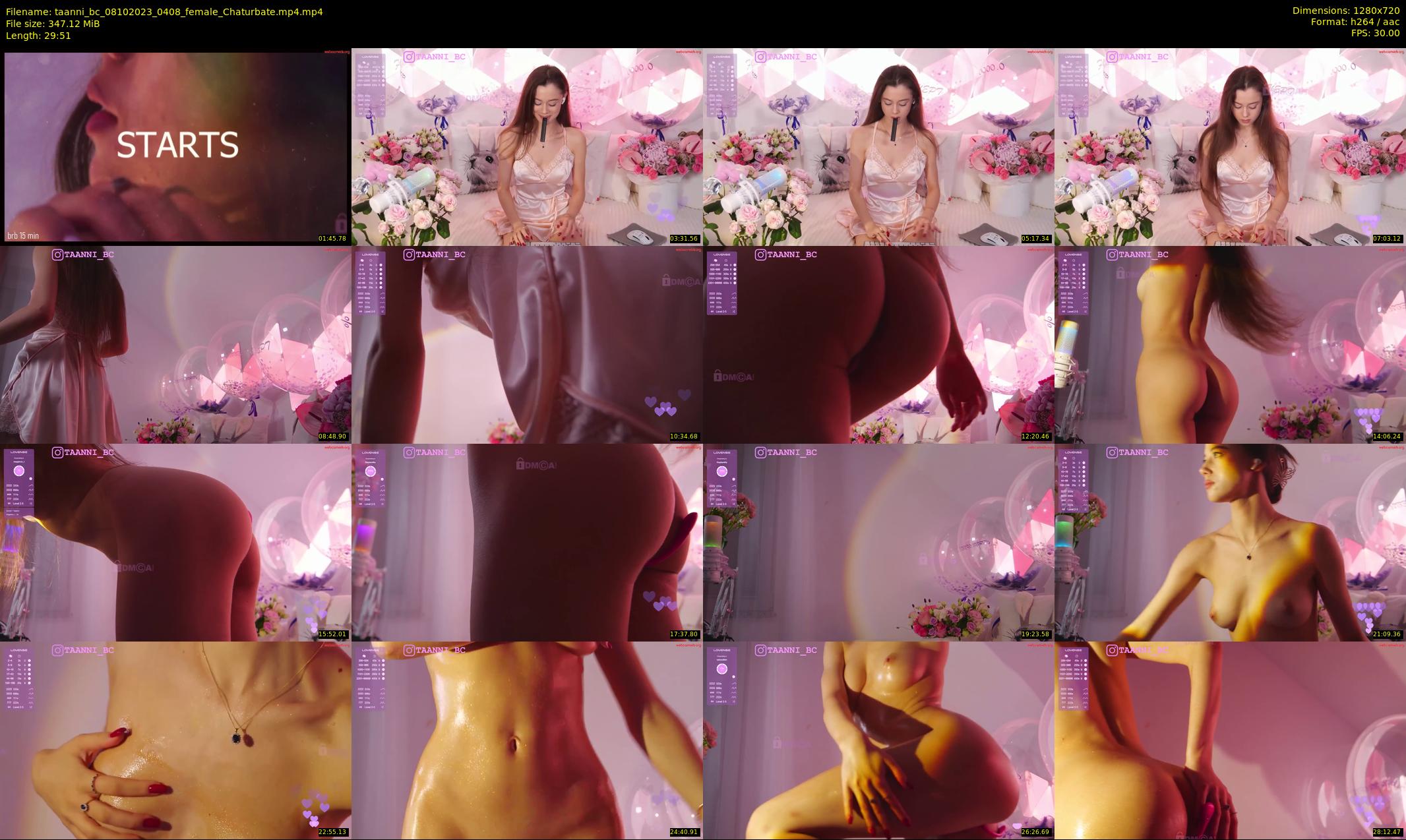 taanni_bc — 30 minute Chaturbate female cam show recording, 720p, Oct 8, 2023