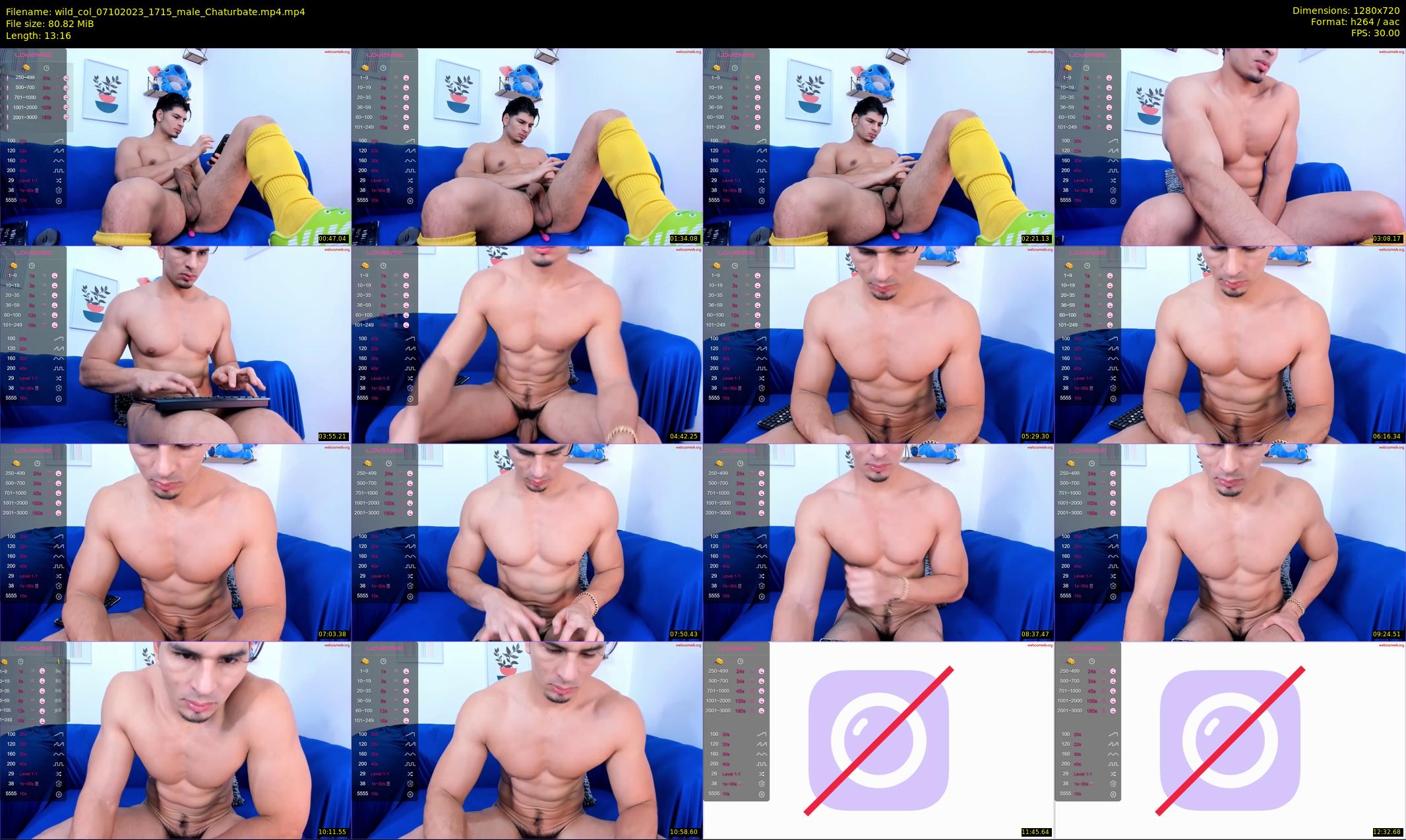 wild_col — 14 minute Chaturbate male cam show recording, 720p, Oct 7, 2023