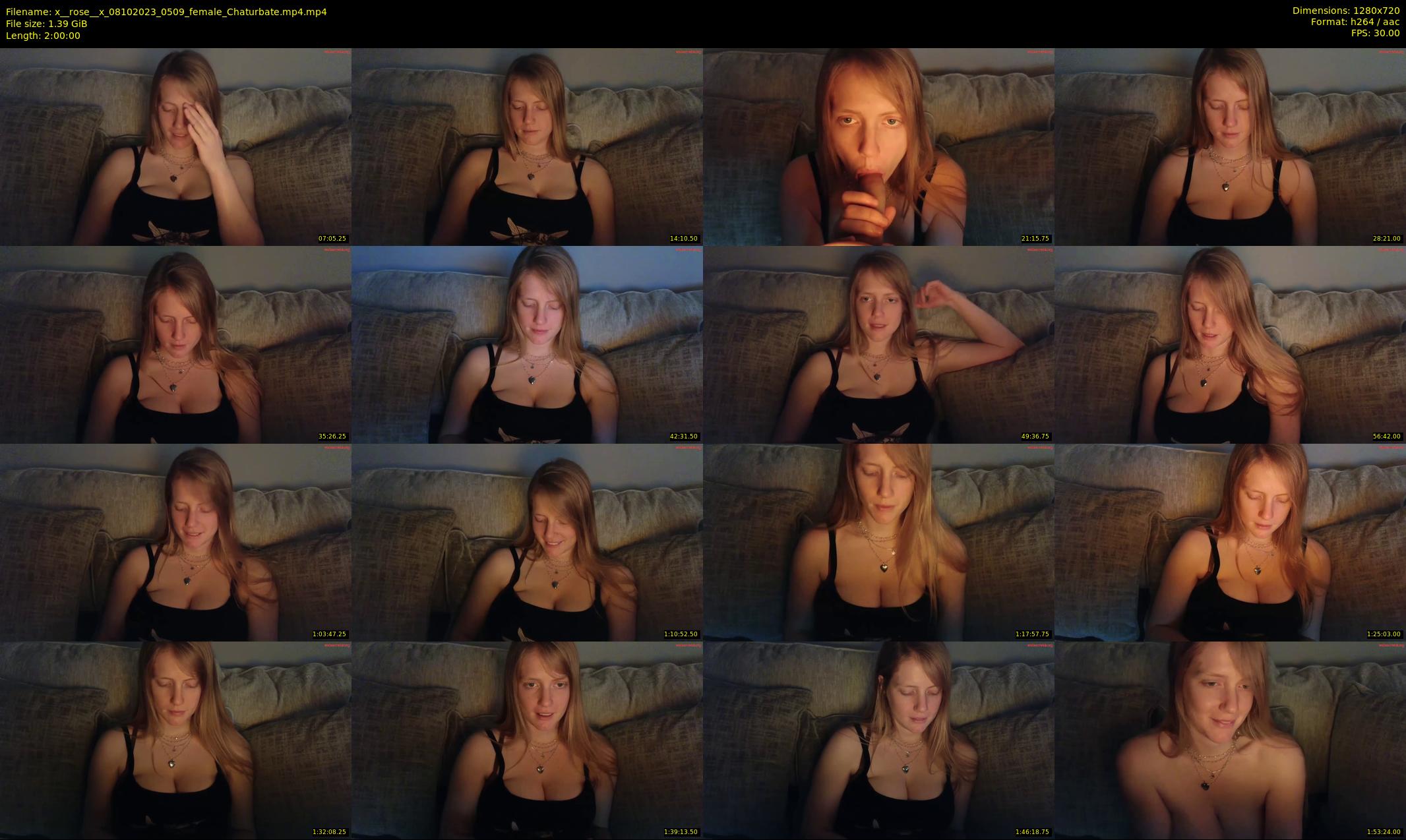 x__rose__x — 120 minute Chaturbate female cam show recording, 720p, Oct 8, 2023