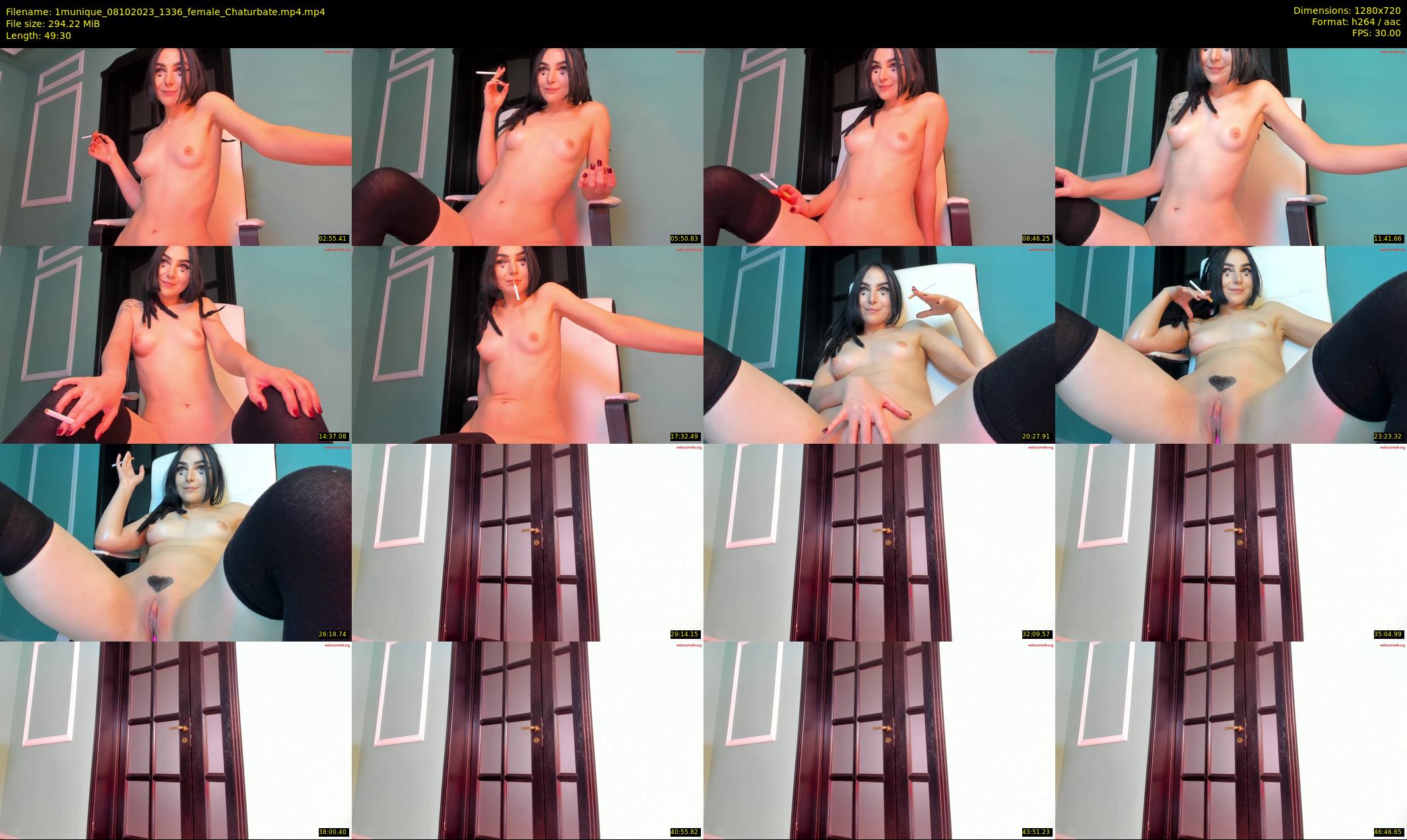 1munique — 50 minute Chaturbate female cam show recording, 720p, Oct 8, 2023