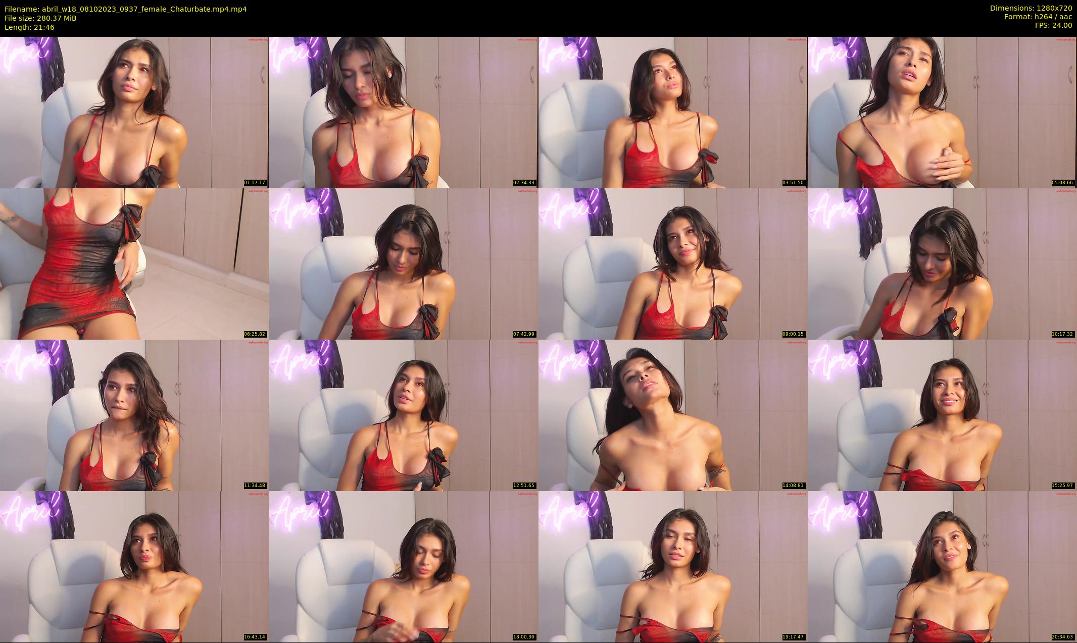 abril_w18 — 22 minute Chaturbate female cam show recording, 720p, Oct 8, 2023