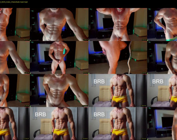 adam_muscle_ — 108 minute Chaturbate male cam show recording, 720p, Oct 9, 2023