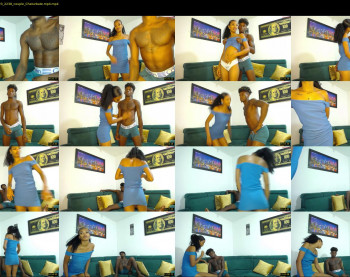 afro_happy__06 — 15 minute Chaturbate couple cam show recording, 720p, Oct 8, 2023