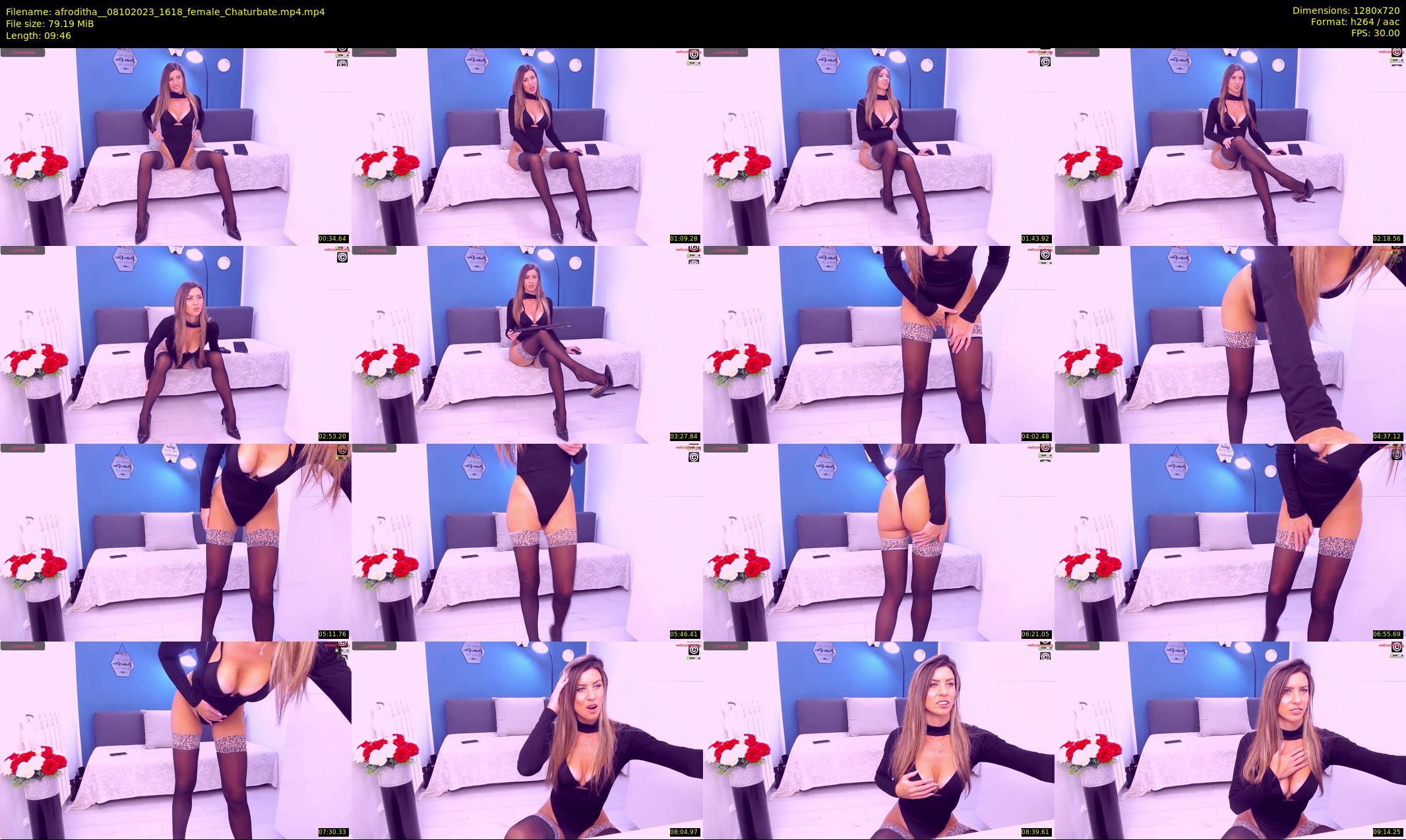afroditha_ — 10 minute Chaturbate female cam show recording, 720p, Oct 8, 2023