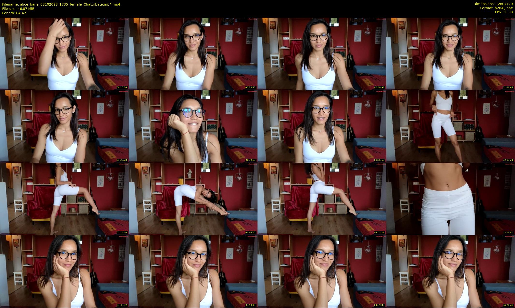 alice_bane — 5 minute Chaturbate female cam show recording, 720p, Oct 8, 2023