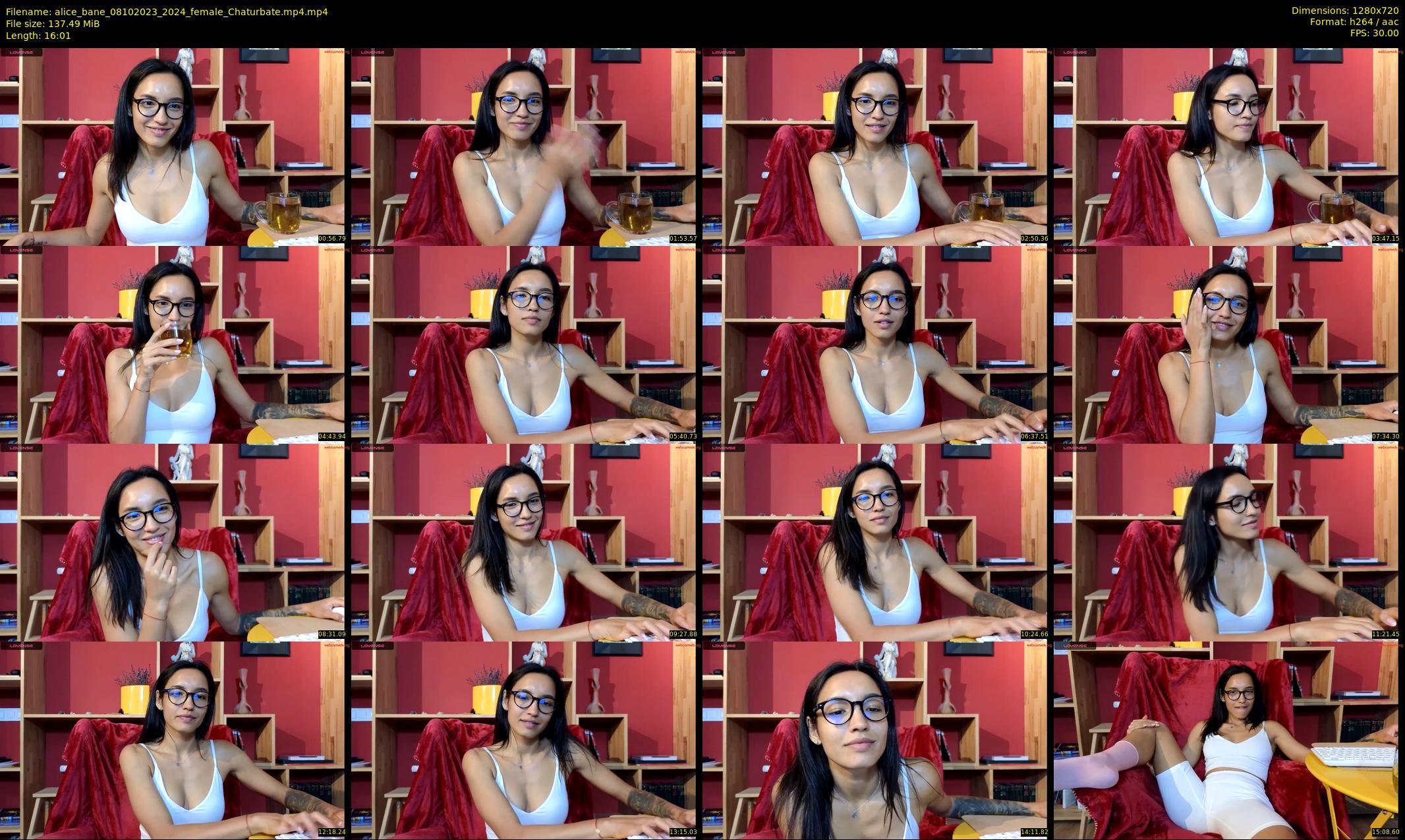 alice_bane — 17 minute Chaturbate female cam show recording, 720p, Oct 8, 2023