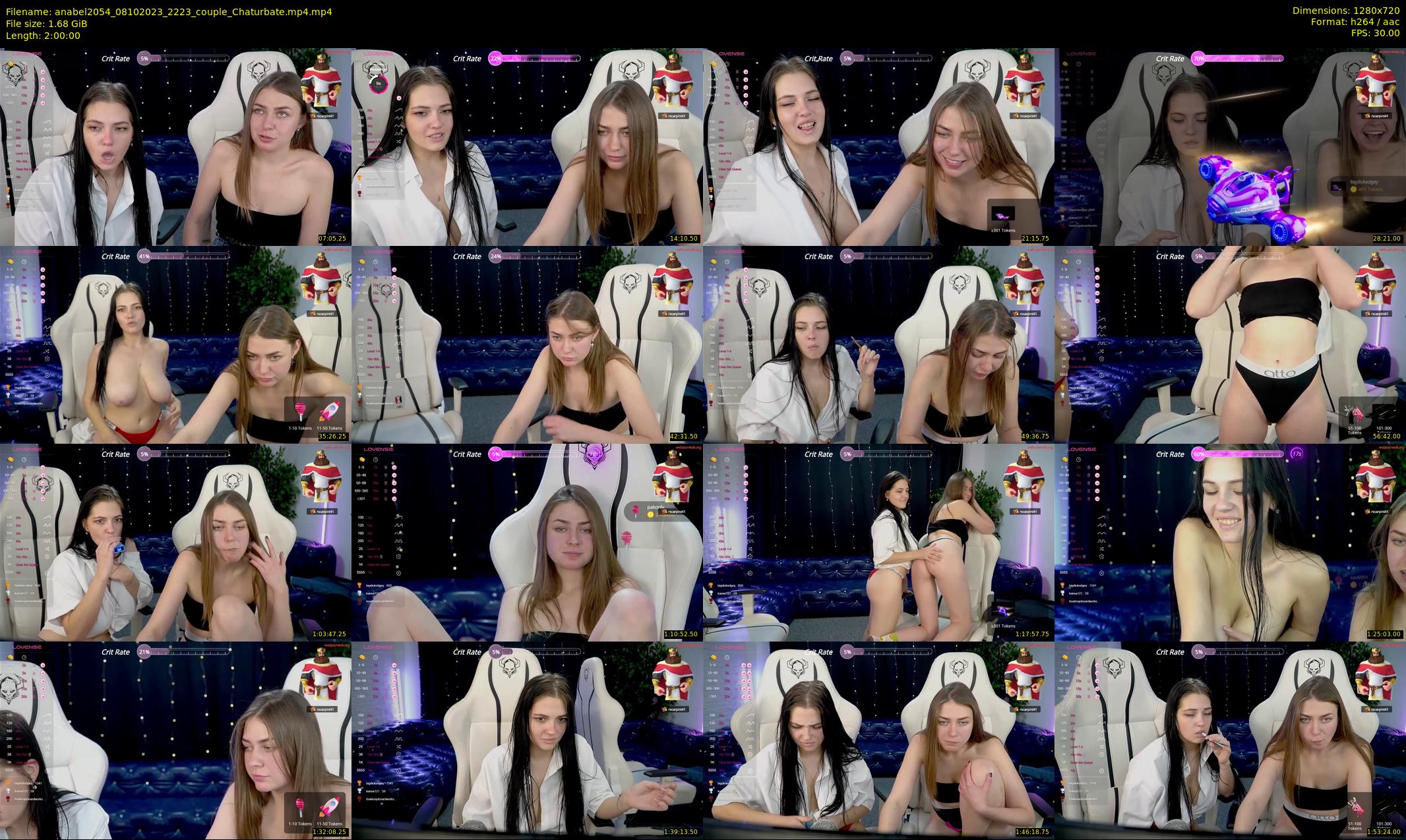 anabel2054 — 120 minute Chaturbate female cam show recording, 720p, Oct 8, 2023