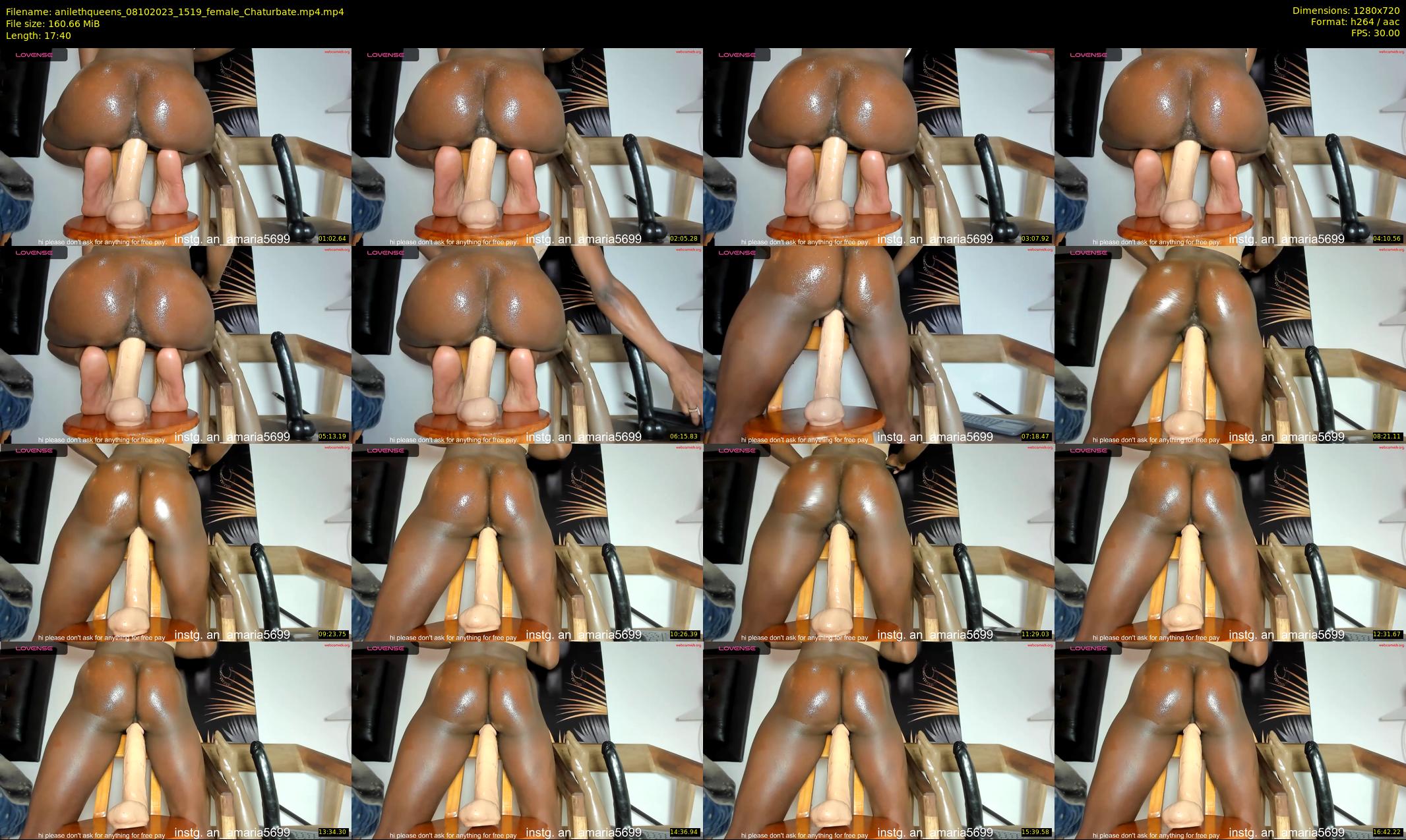anilethqueens — 18 minute Chaturbate female cam show recording, 720p, Oct 8, 2023