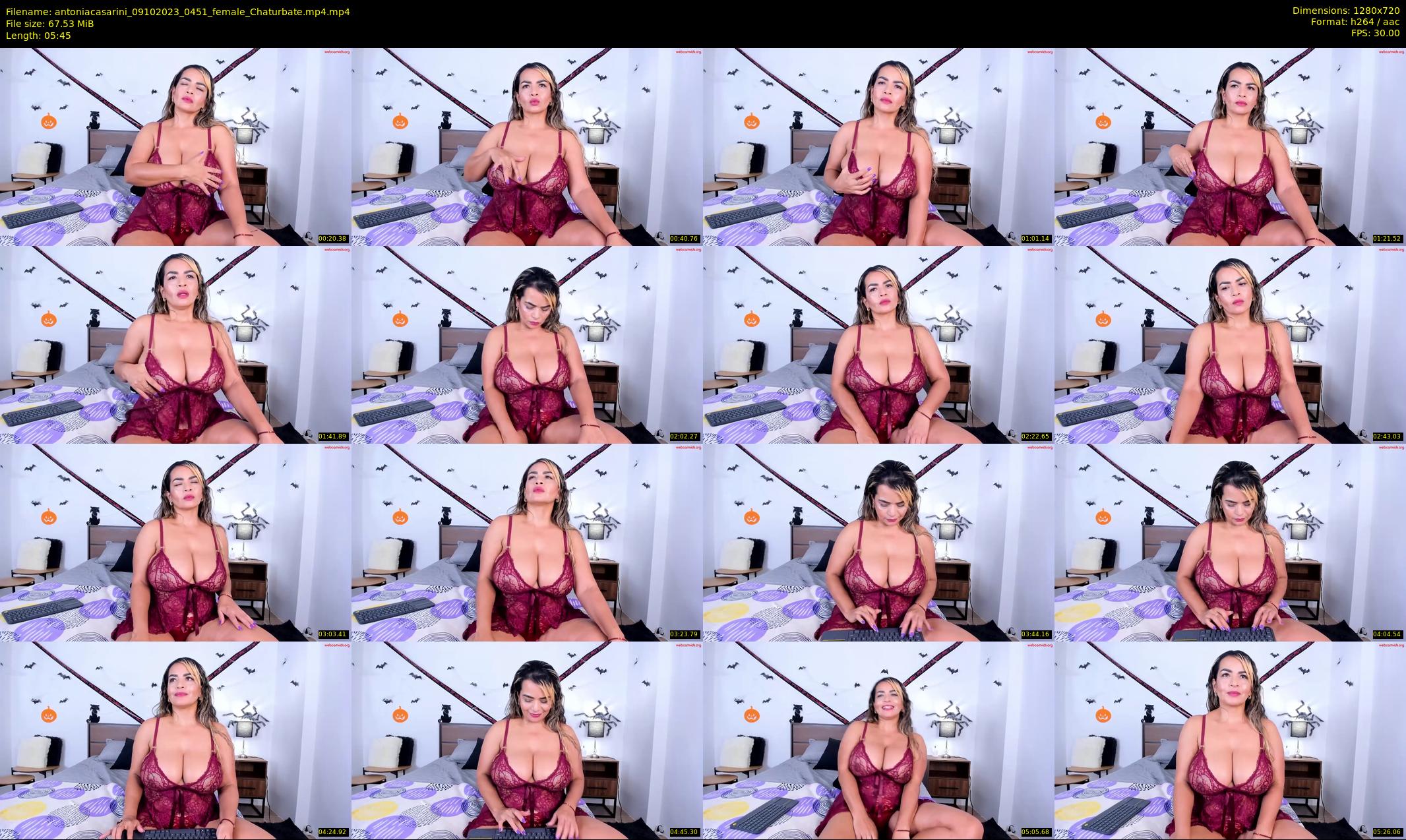 antoniacasarini — 6 minute Chaturbate female cam show recording, 720p, Oct 9, 2023