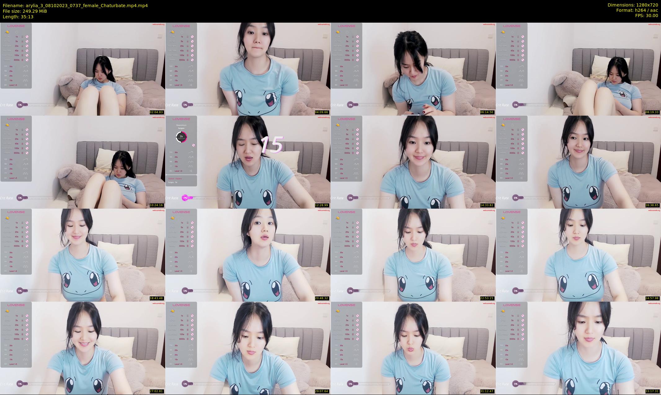 arylia_3 — 36 minute Chaturbate female cam show recording, 720p, Oct 8, 2023