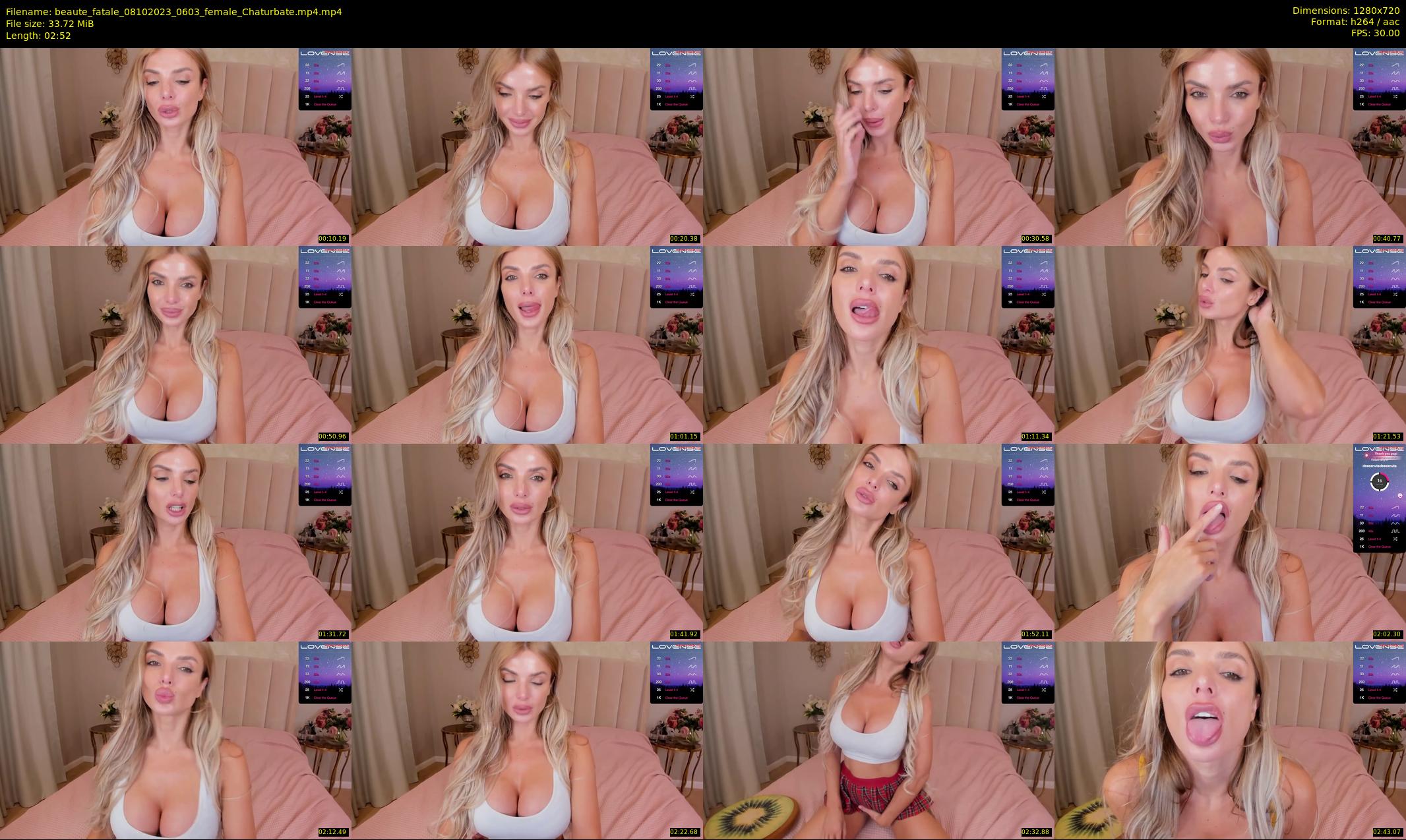 beaute_fatale — 3 minute Chaturbate female cam show recording, 720p, Oct 8, 2023