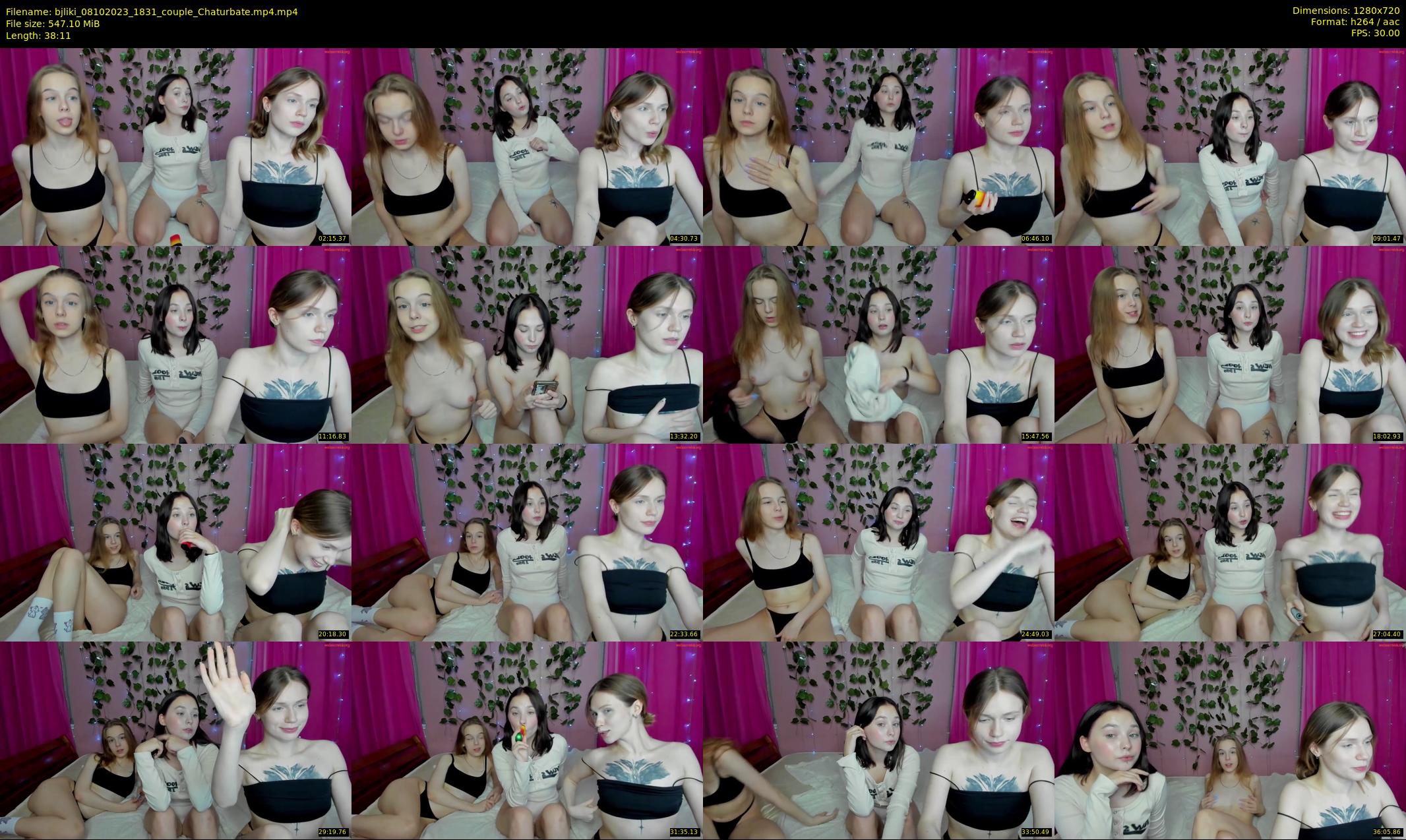 bjliki — 39 minute Chaturbate couple cam show recording, 720p, Oct 8, 2023