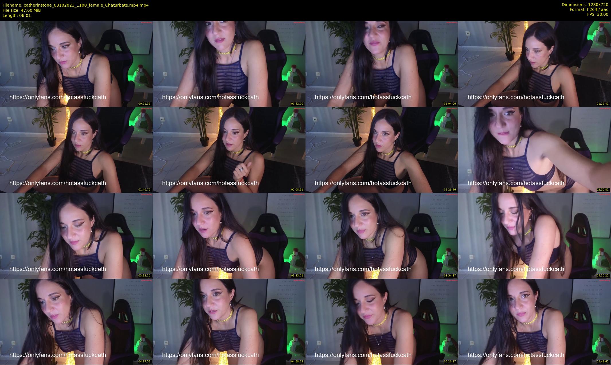 catherinstone — 7 minute Chaturbate female cam show recording, 720p, Oct 8, 2023