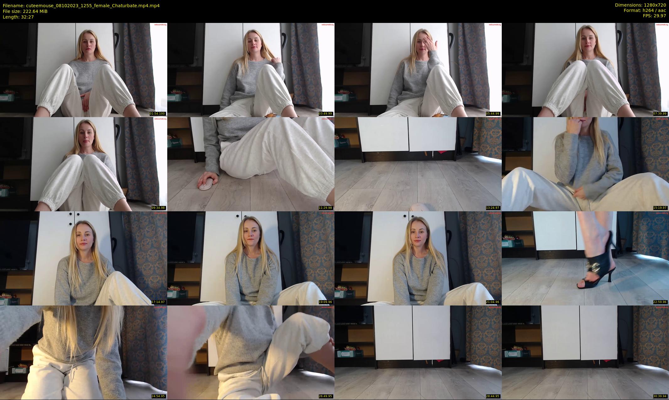 cuteemouse — 33 minute Chaturbate female cam show recording, 720p, Oct 8, 2023
