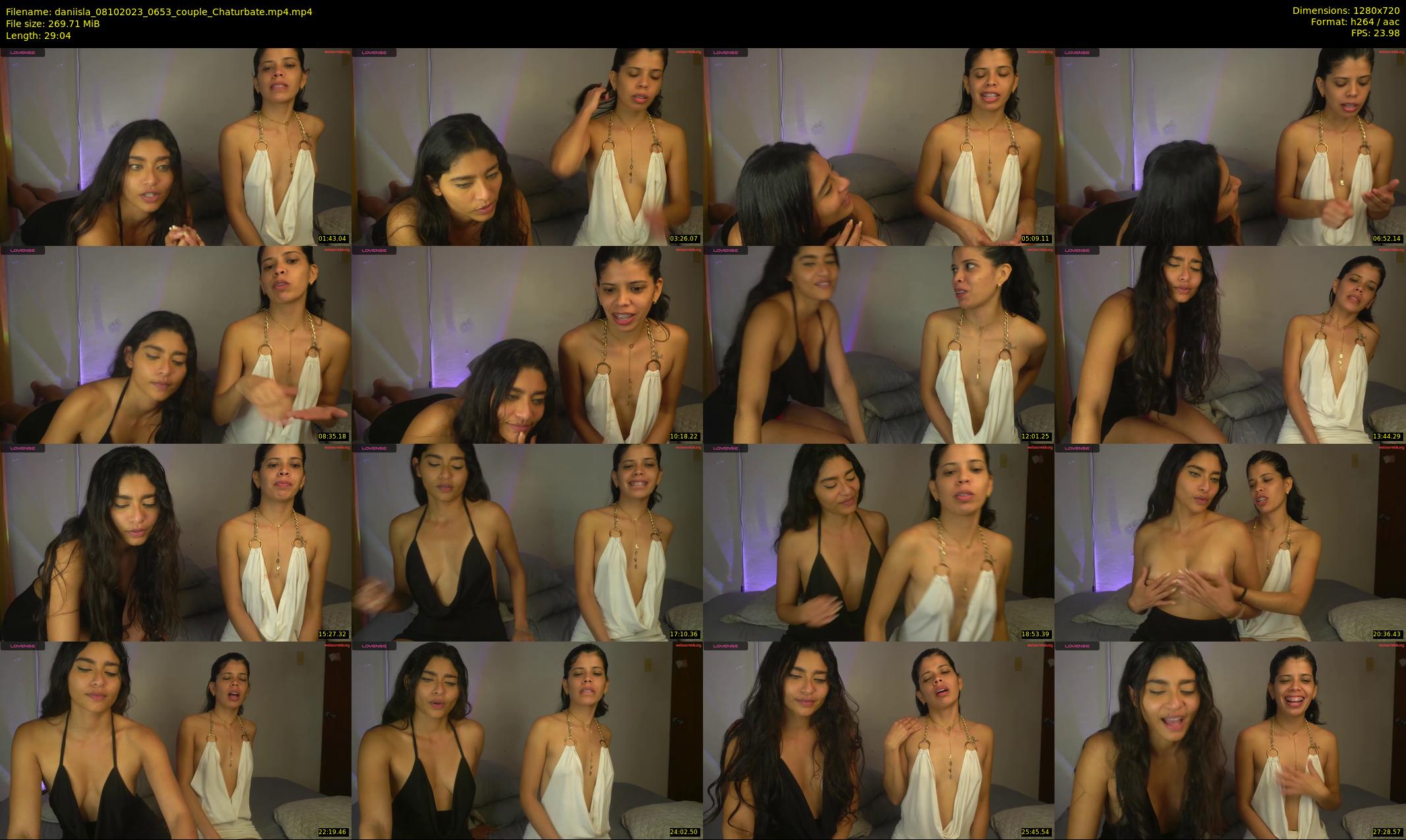 daniisla — 30 minute Chaturbate female cam show recording, 720p, Oct 8, 2023